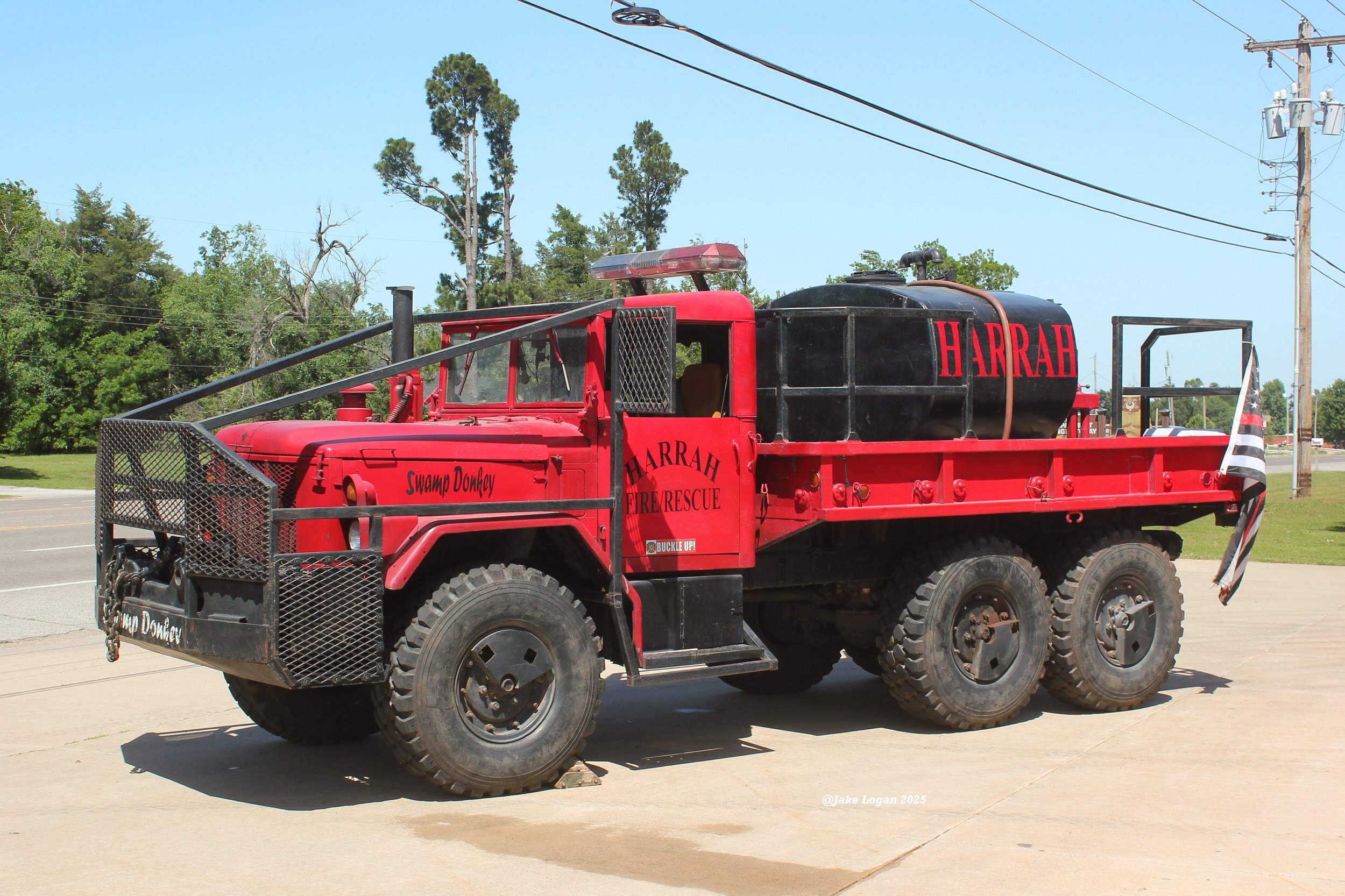 Brush Pumper 329 - 1972 AM General/HFD - 250 CET/500 Tank - Diesel/Auto
 
 
Brush Pumper 329, also known as "Swamp Donkey" usually only responds to large fires or on local task force responses.