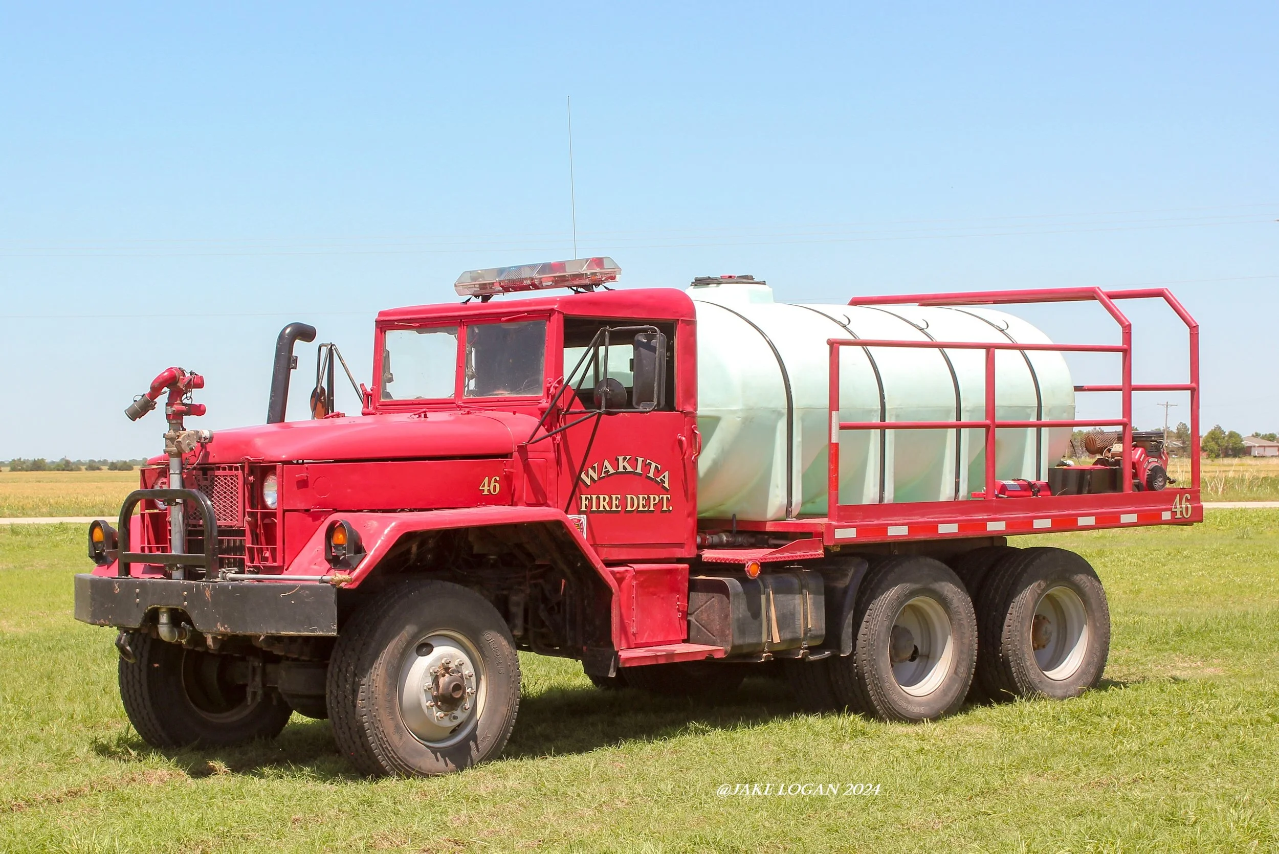 Brush 46 - 1976 Kaiser/WFD - 200 Darley/1600 Tank - Diesel/Manual
 
 
Fully built by current department member George Berwick, this truck is still in active service as the second out large brush truck.