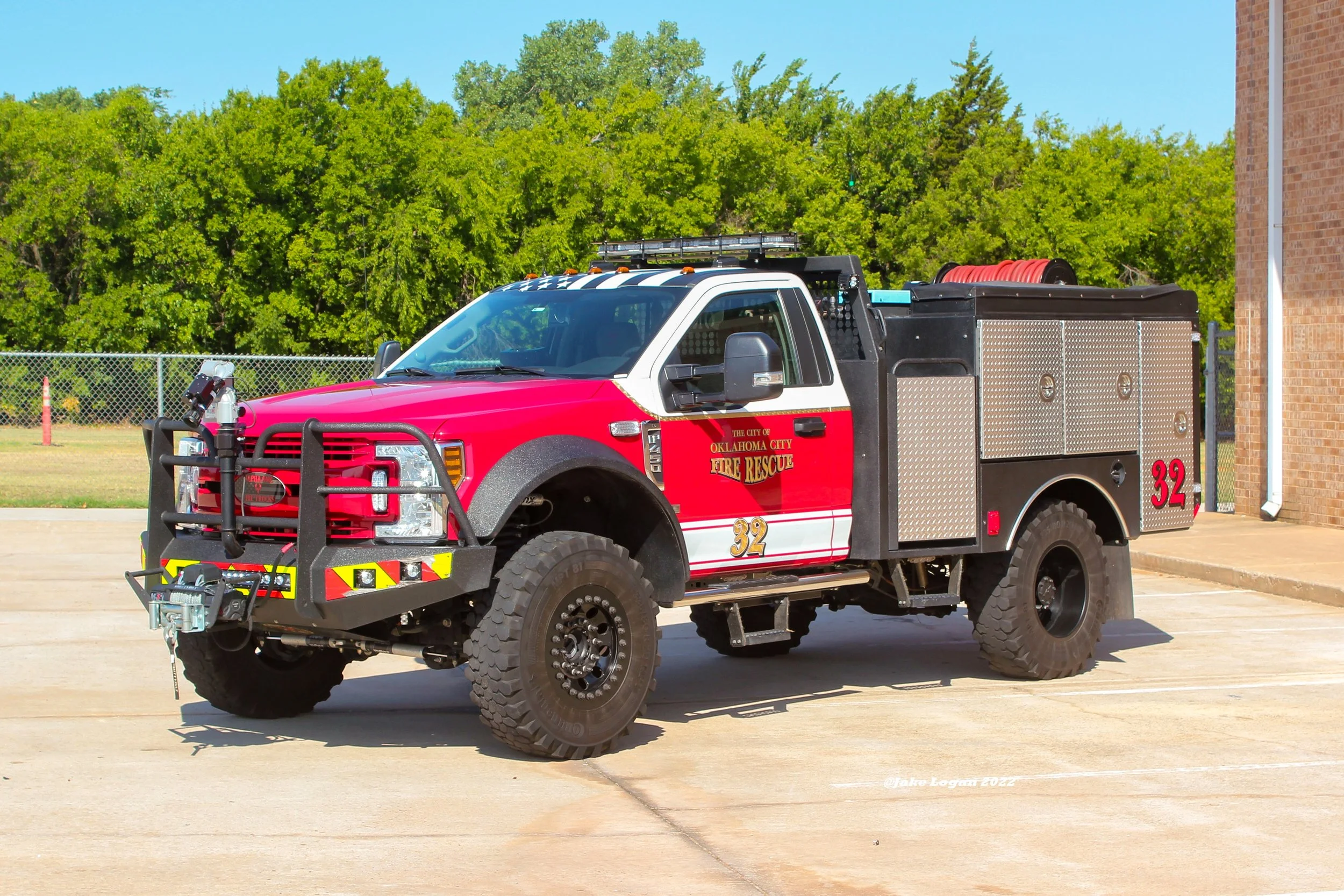 Brush Pumper 32 - 2019 Ford F-450/Alpha One - 100 Waterax/300 Tank - 6.8 Gas/Auto
 
 
Brush Pumper 32 is one of a few brush pumpers that are a dedicated ALS unit
