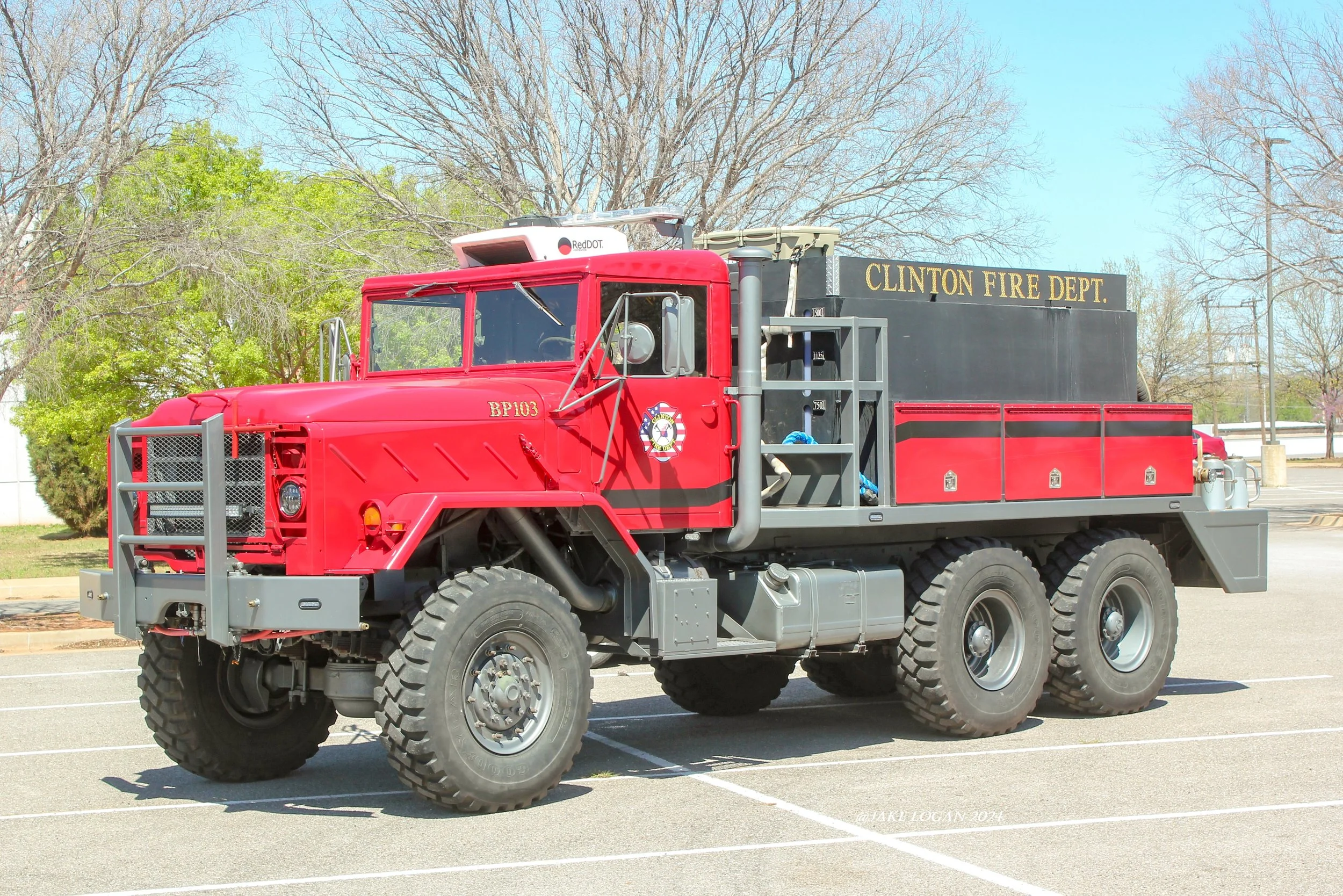 Brush Pumper 103 - 1991 BMY/Selman - 300 Hale/1500 Tank - Diesel/Auto
 
 
Brush Pumper 103 is second out for grass fires.