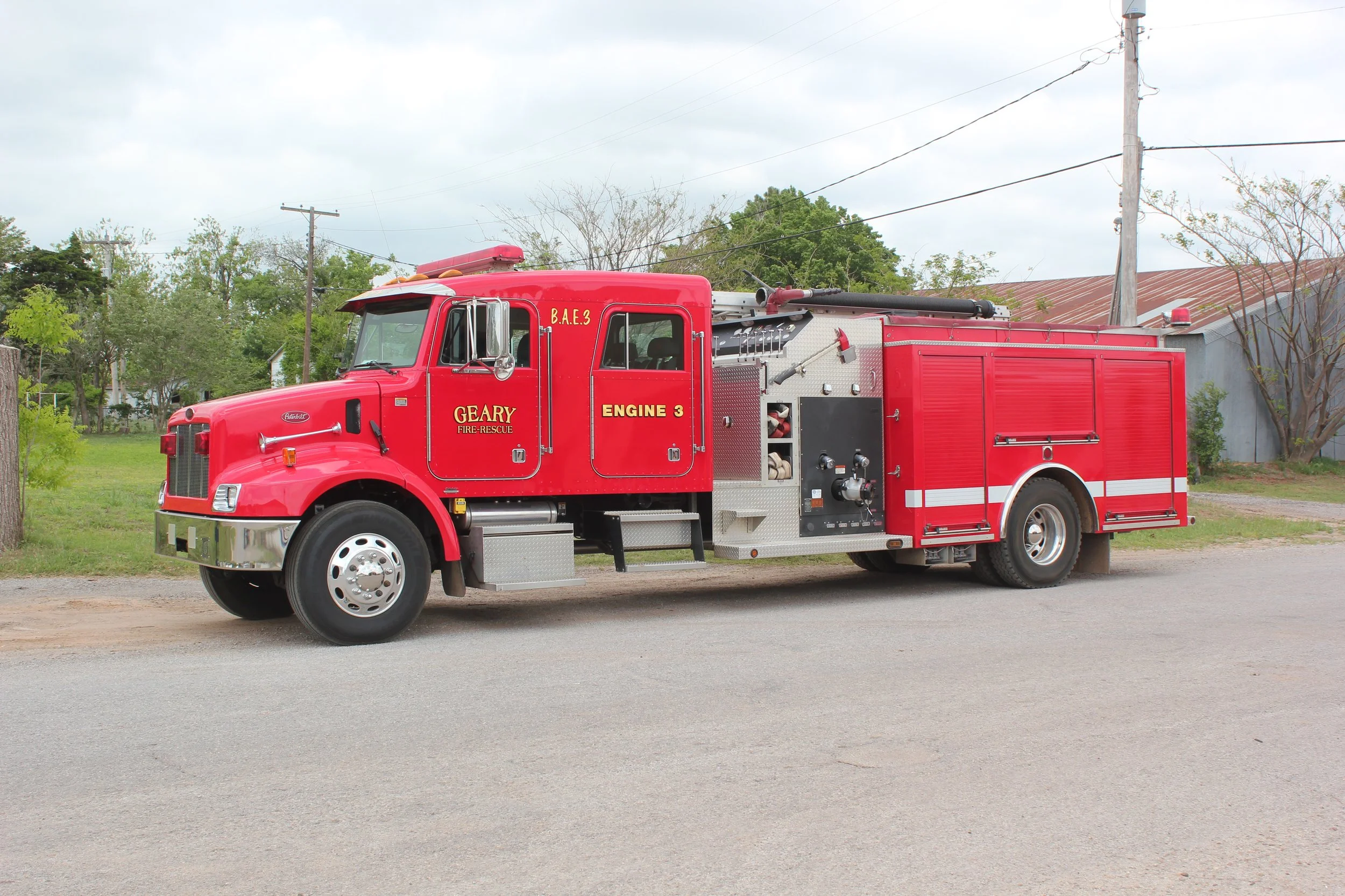Engine 3 "B.A.E. 3" - 2004 Peterbilt/Alexis - 1500 ?/750 ? - Diesel/Auto - ex-?, ?