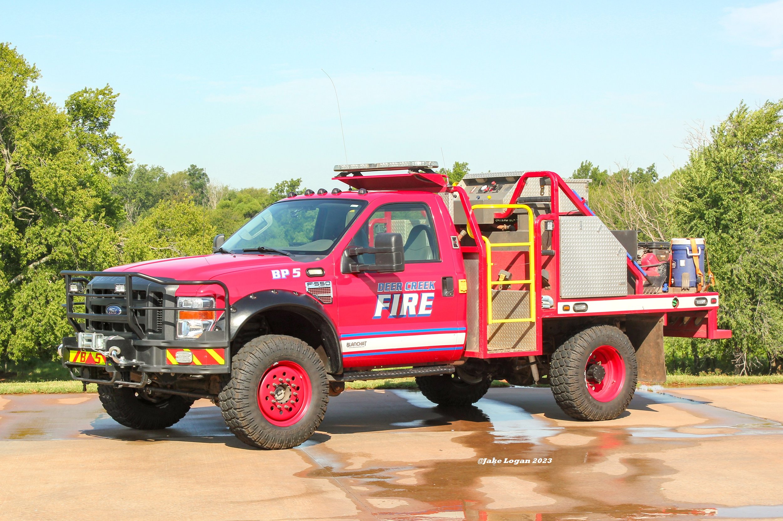 Brush Pumper 5 - 2009 Ford F550/Blanchat - 125/400 - Diesel/Auto - ex-Brush Pumper 2