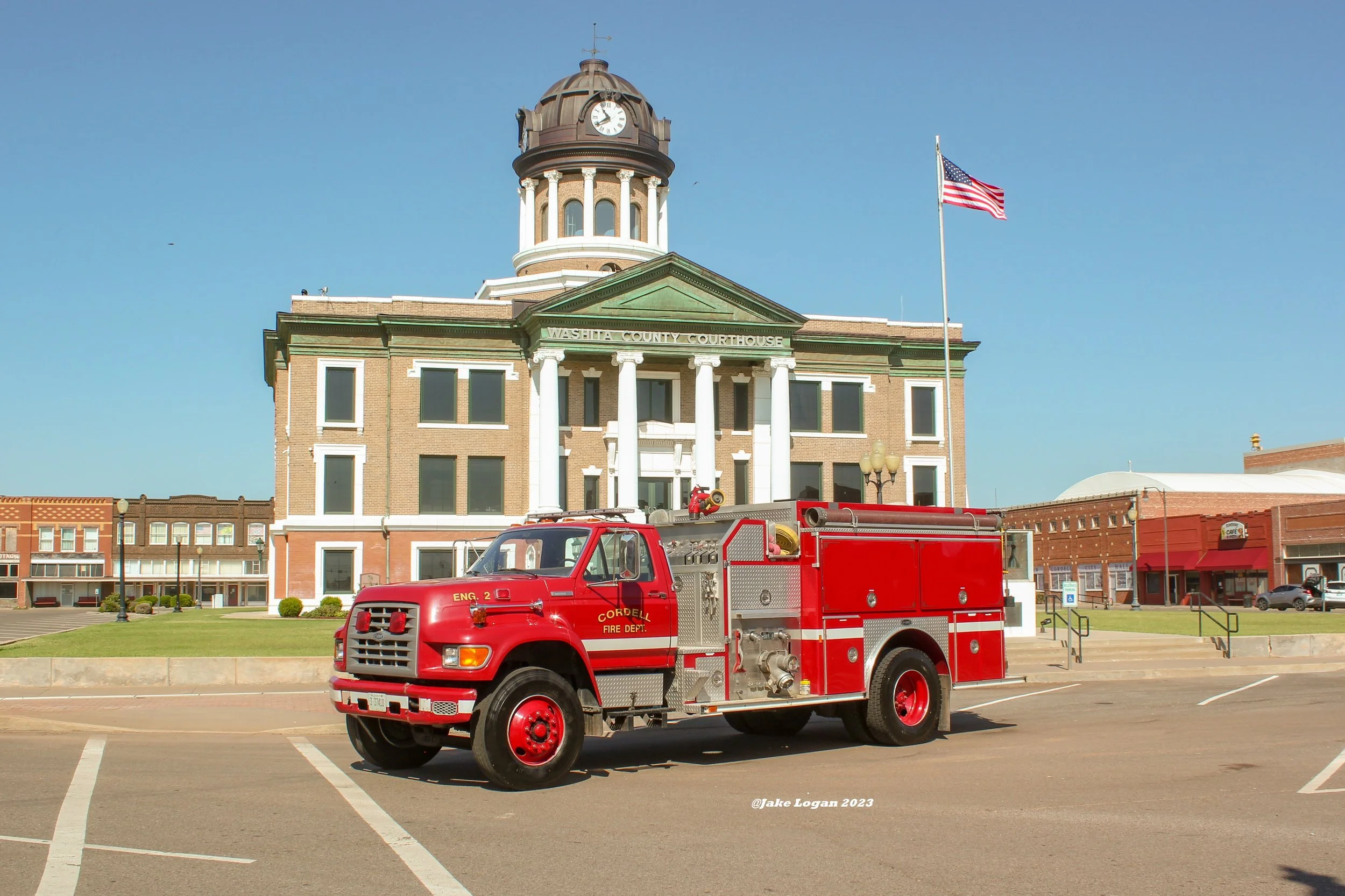 Engine 2 is first out for all fires for the CFD. The two-man engine setup works perfectly for the departments current operation.