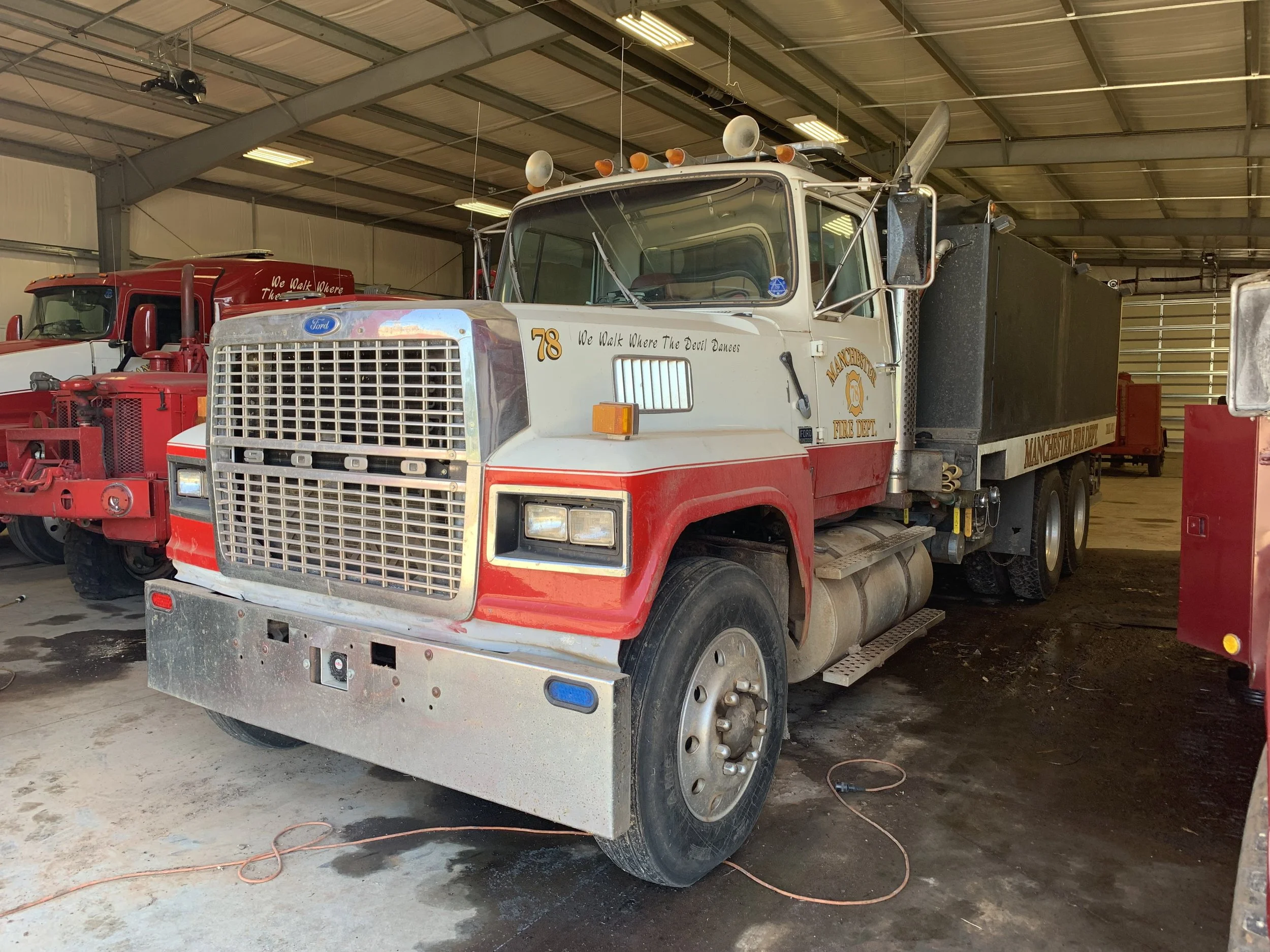 Tanker 78 - N/A

This truck was not pulled out for photos and specs were not obtained