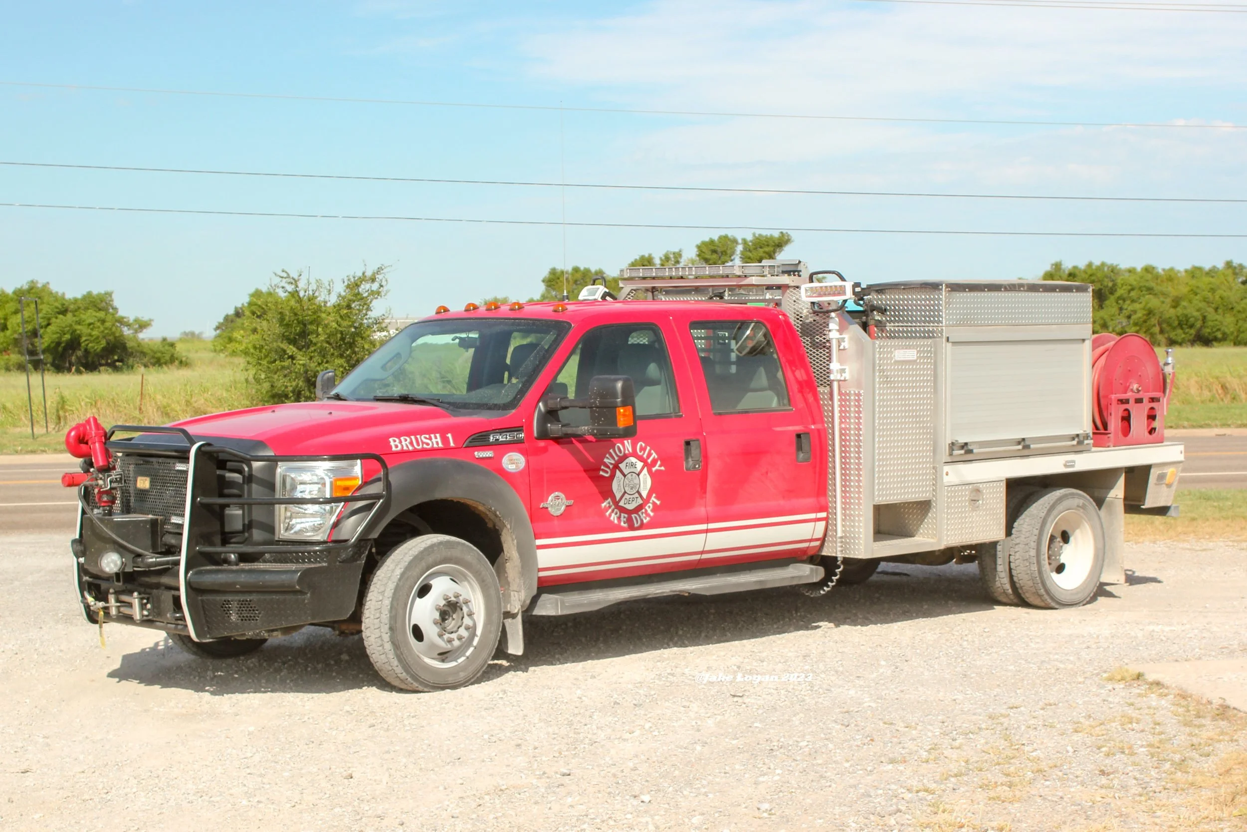 Brush 1 - 2013 Ford F450/Chief - 150/450 - Diesel/Auto
 
 
The cab and chassis of this rig formerly served as Squad 1. The box was removed and donated to nearby Minco.