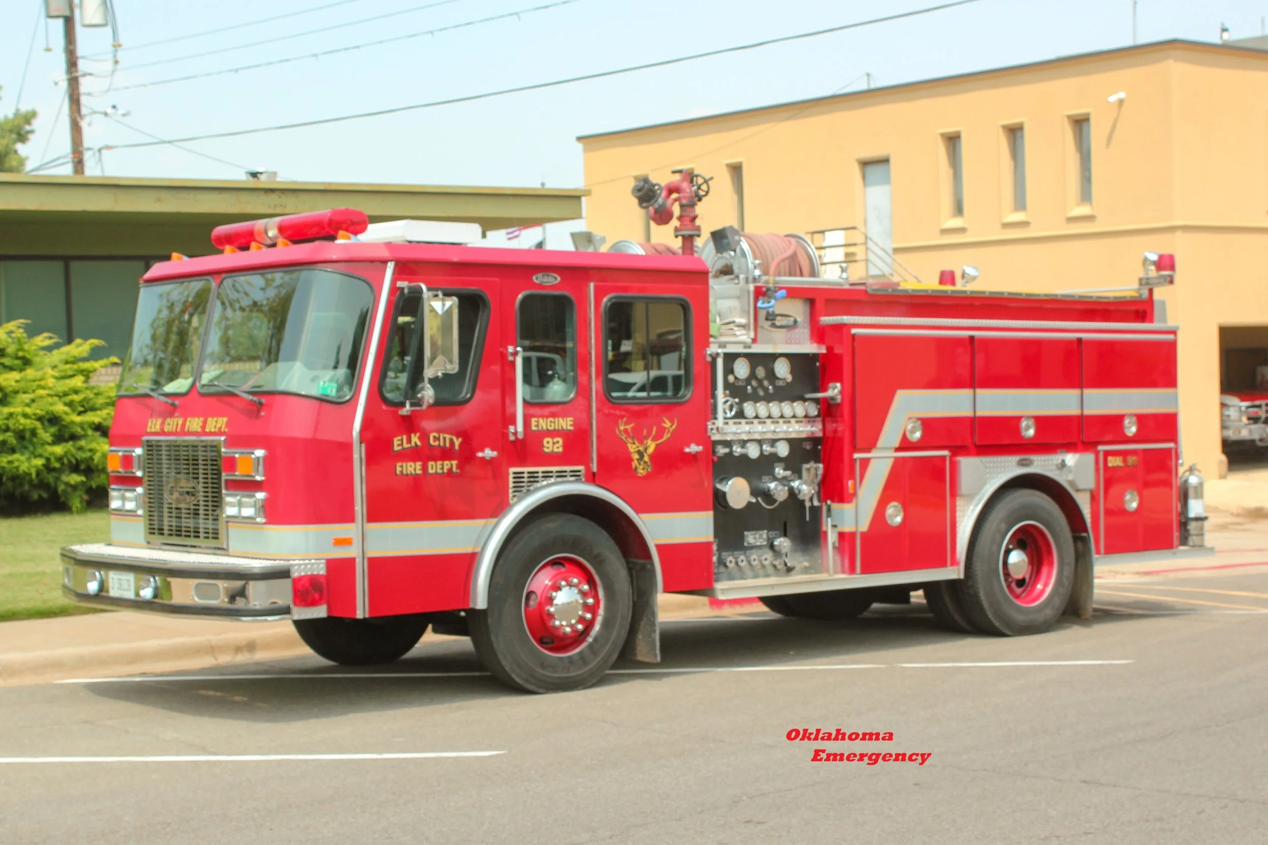 Engine 92 - 1992 E-One #10972 - 1250/1000 - Diesel/Auto - 2021 photo
 
 
This truck was placed out of service in 2023 and is now used by Western Technology Center