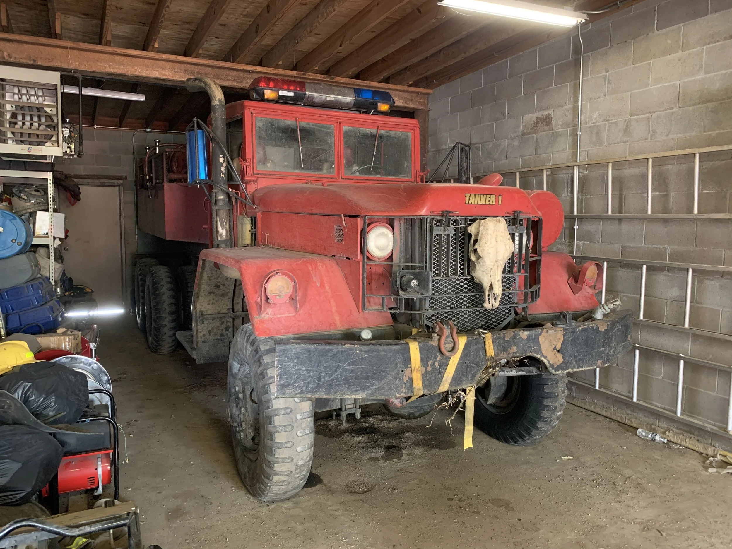 Tanker 1 - While the specs on this beast are unknown and it was not pulled out for photos during my visit, I couldn't not include this unique rig