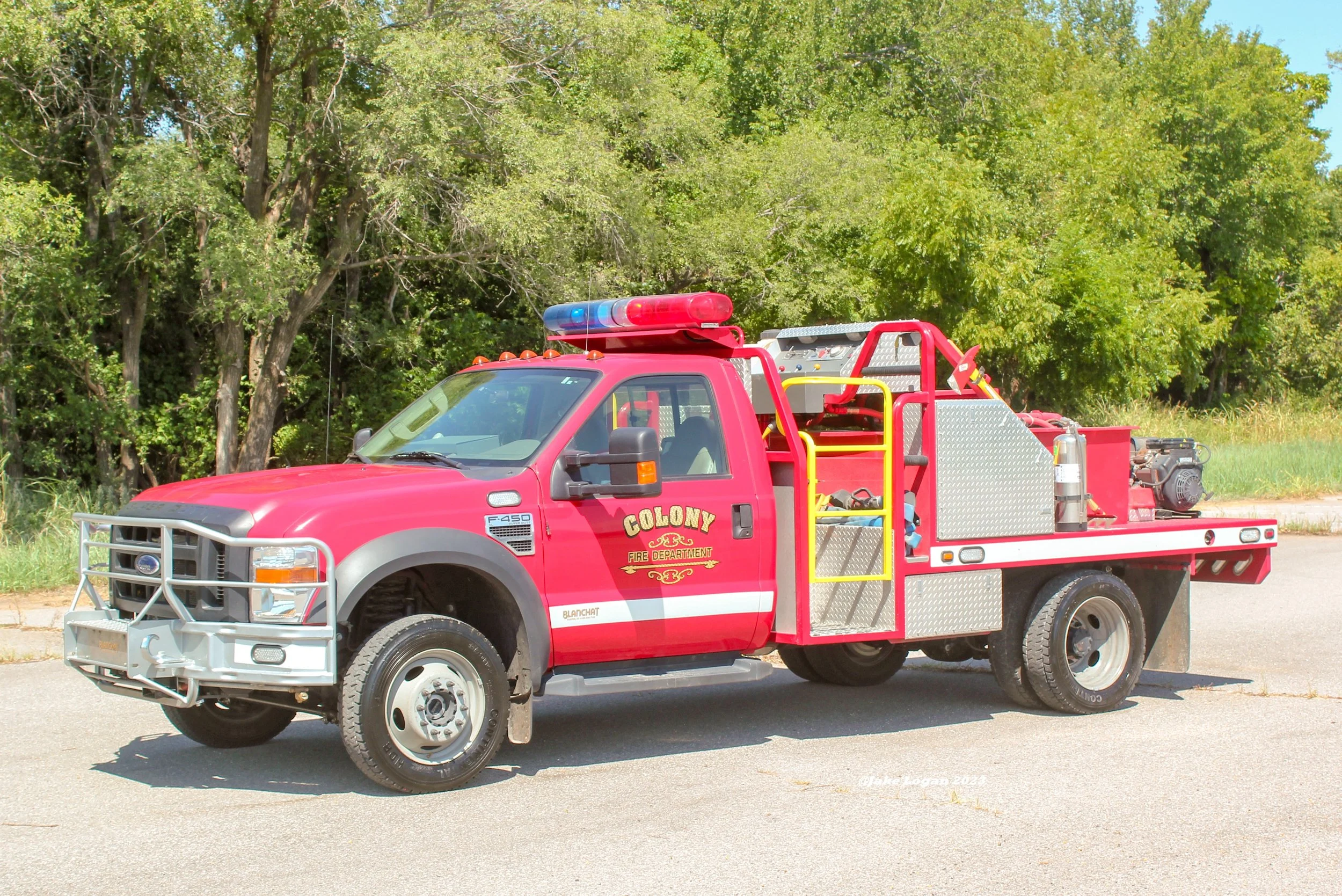 Brush Pumper 2 - 2007 Ford F450/Blanchat - 150 Hale/500 Tank - Diesel/Auto 