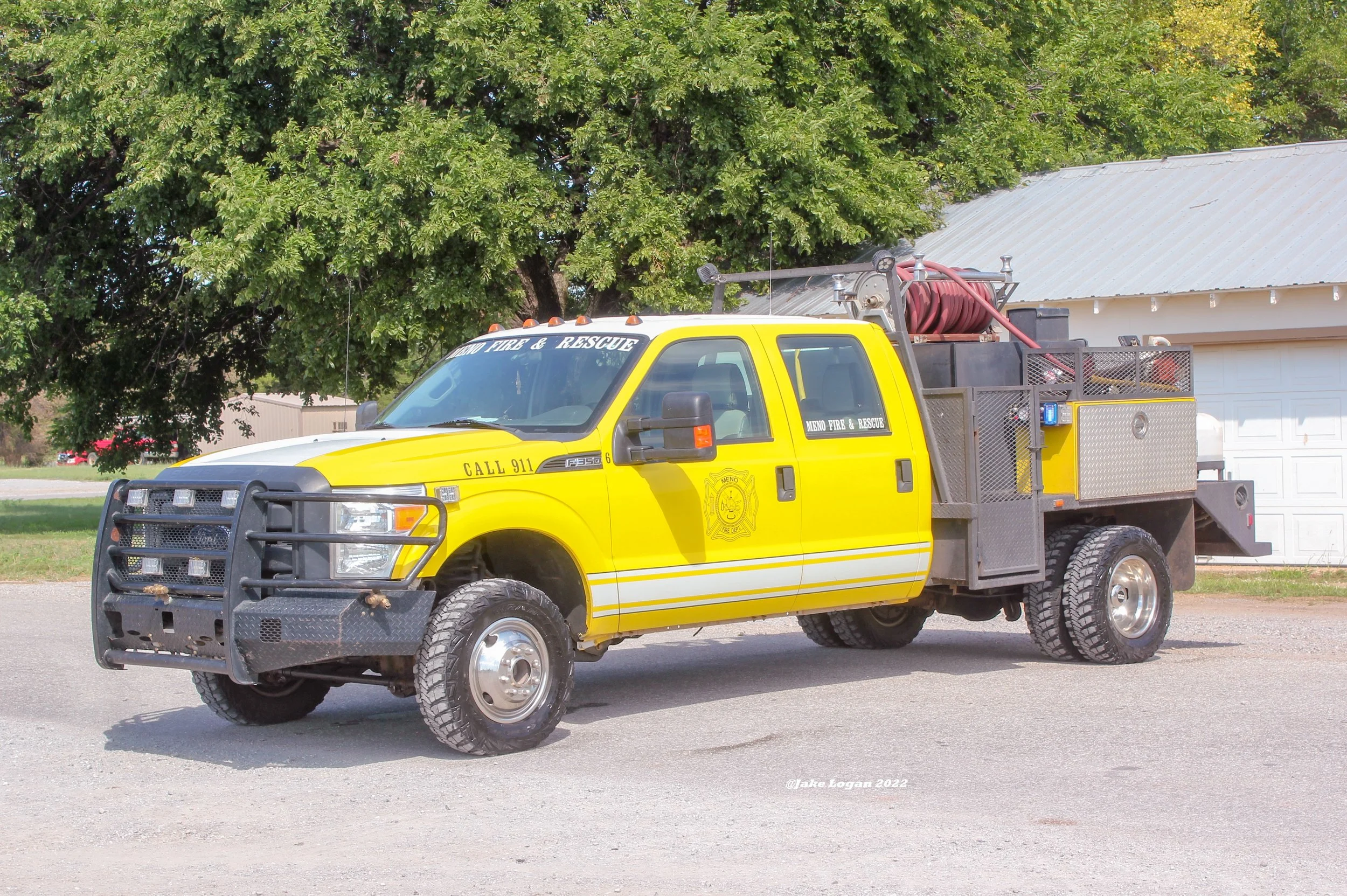 Meno 6 - 2013 Ford F-550/?/J&J - 200 Hale/350 Tank - Diesel/Auto
 
 
Although the cab & chassis is a 2013, the bed has been on multiple different trucks throughout the department