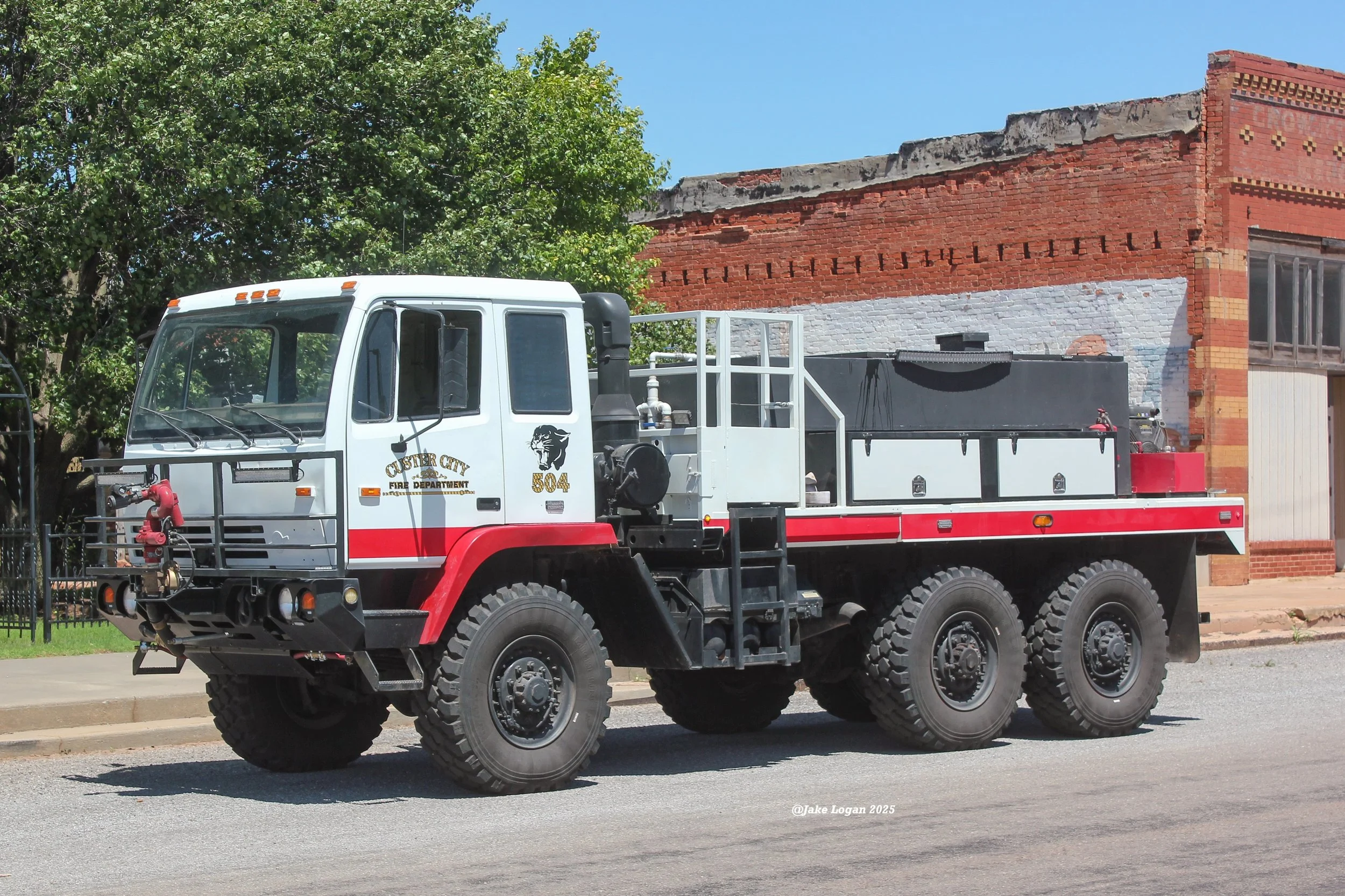 Brush 504 - 2003 Stewart-Stevenson/2021 CCFD - 200 Hale/1000 Tank - Diesel/Auto
 
 
504 is the pride of to CCFD as it was built, painted, and upfitted completely in house. Built in 2021, the tank for the unit came out of the previously mentioned 1972