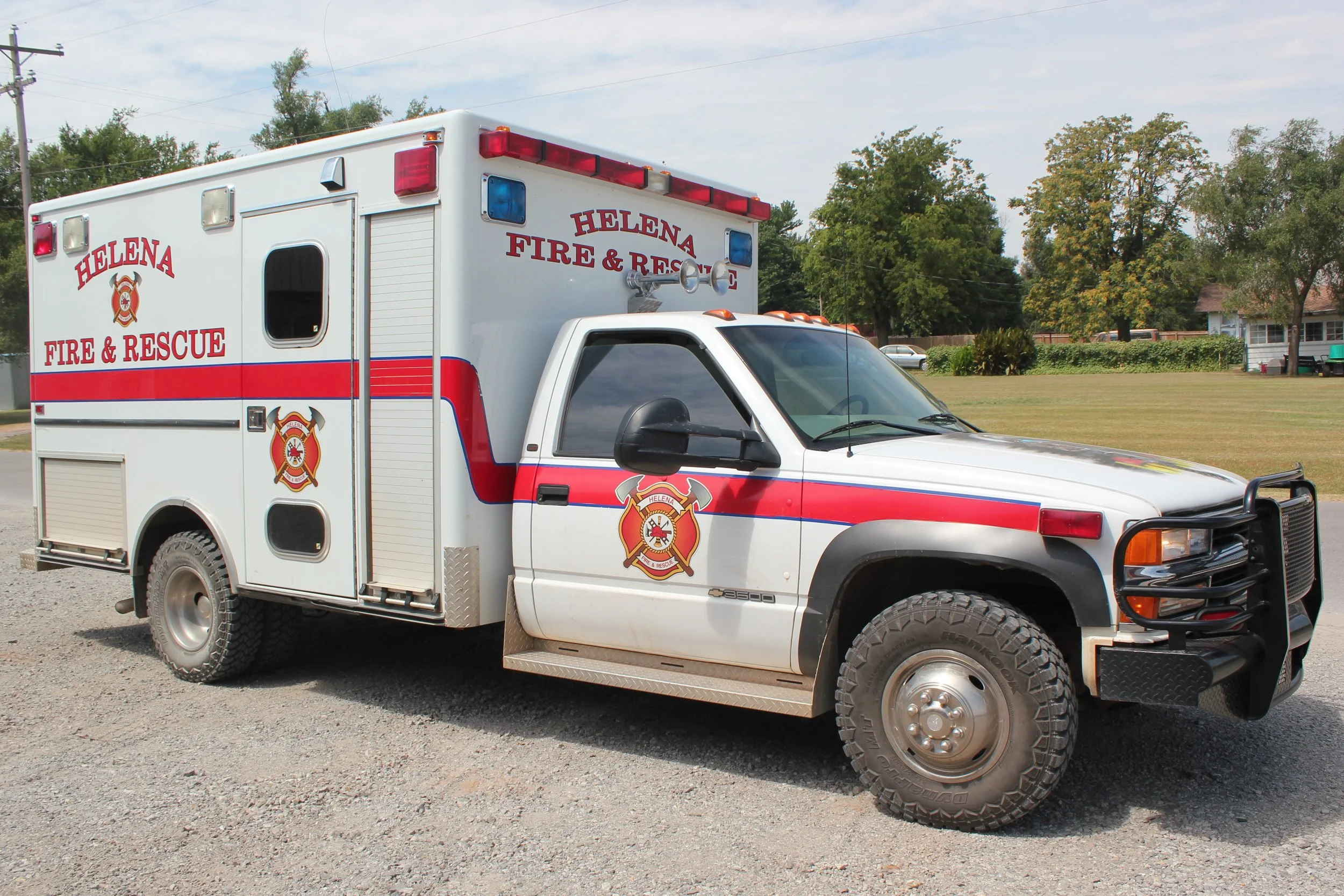 Squad 1 - 1991 Chevy 3500/Boardman - Gas/Auto - ex-Helena EMS