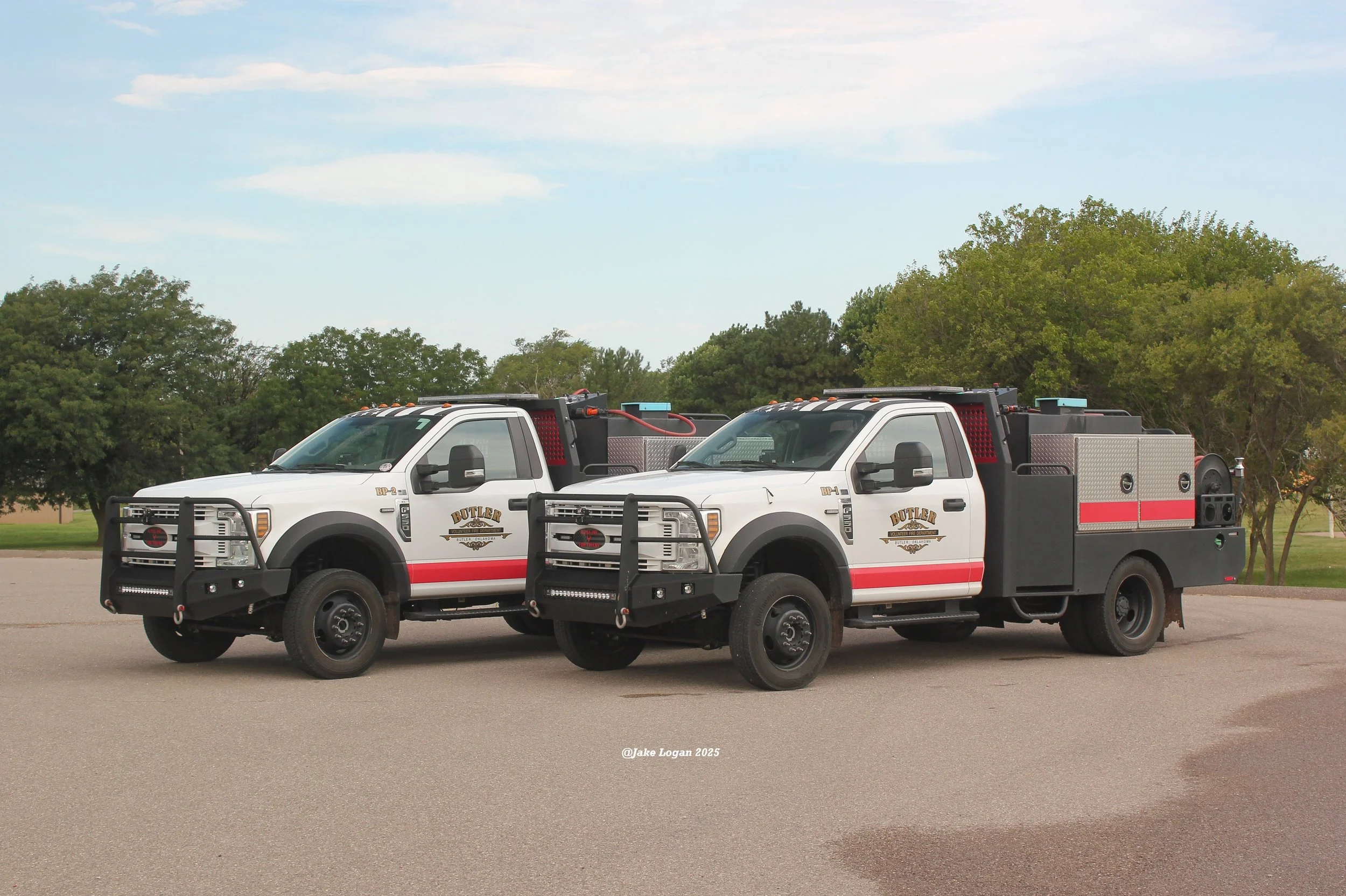 Brush Pumper 1 & 2 were the first twin units built by Alpha One and even the chassis are only one serial number apart! After completion, these trucks toured with Alpha One to promotional events across the country!

