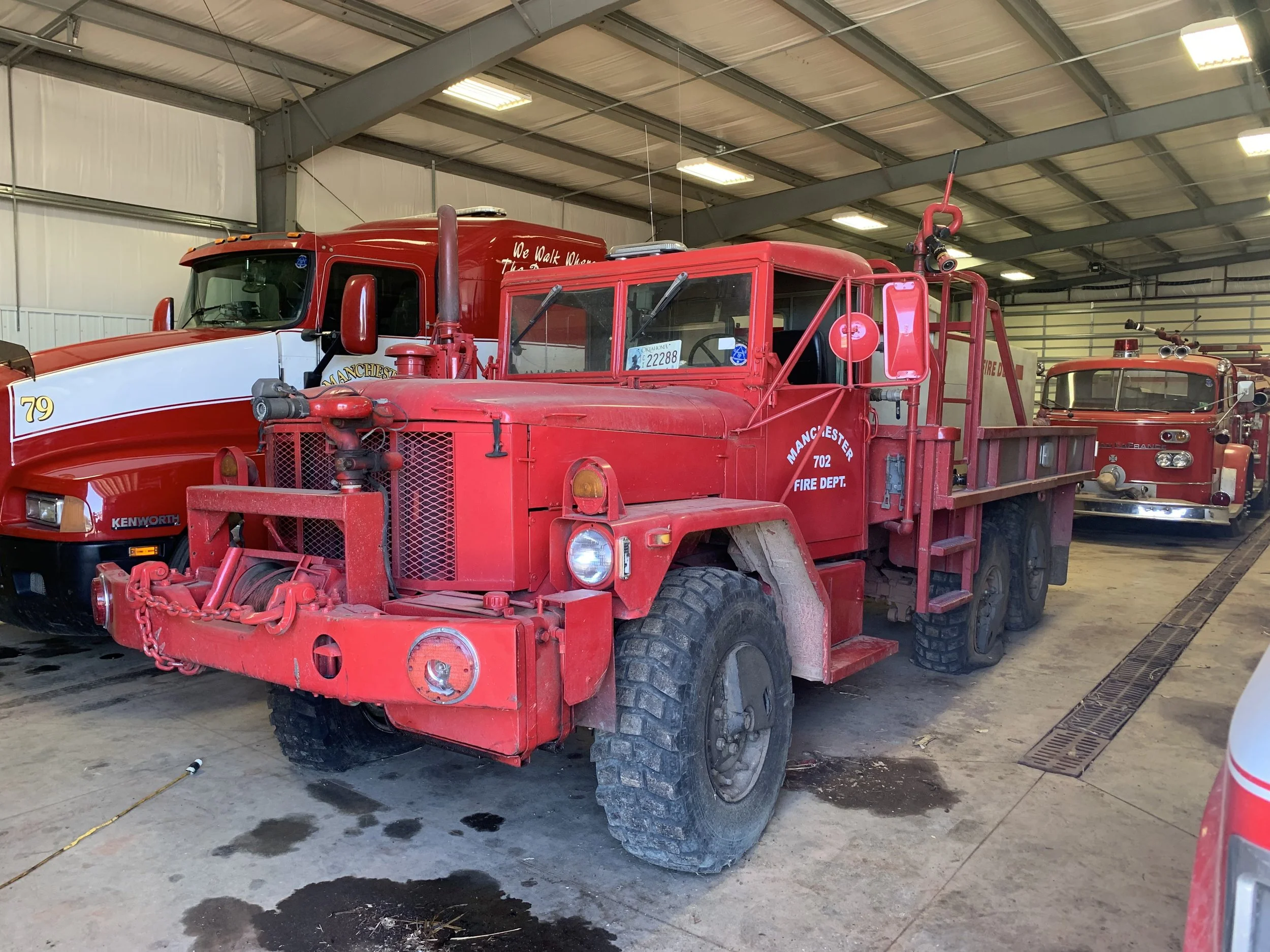 Brush 702 - N/A

Brush 702 acts as a reserve piece but can be prepped for use on high fire danger days or by specific request for large fires. It was not pulled out for photos due to a flat tire and specs were not obtained.