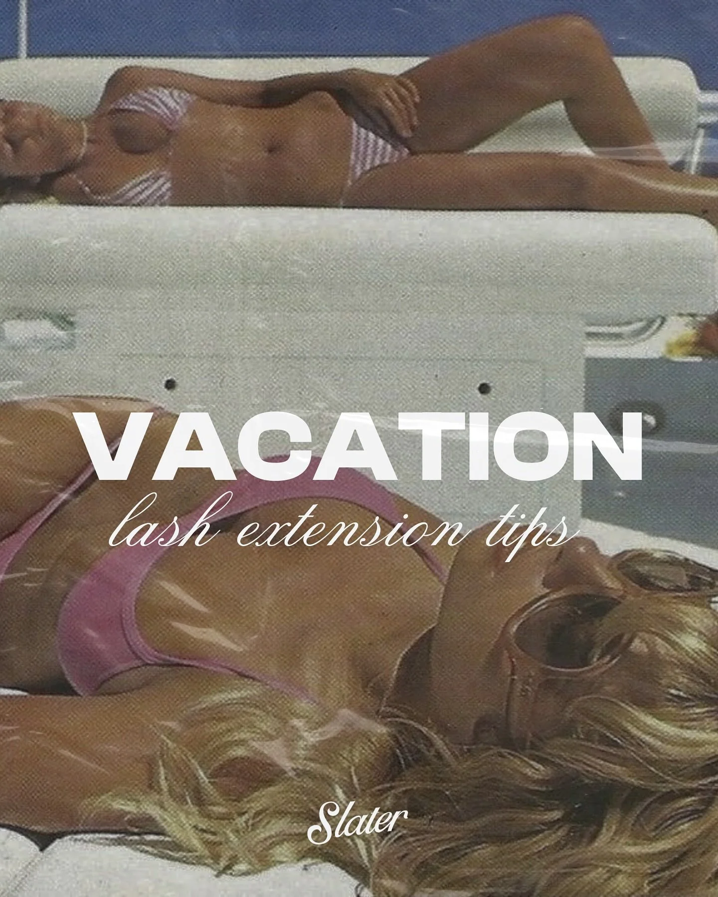 Passport ready? Love that for you 🫶
But don&rsquo;t forget your lashes deserve a little vacay prep too

Salt water, sunscreen, and poolside naps can test your extensions, so give them a little extra love if you want them to last ✨

Oh, and book that