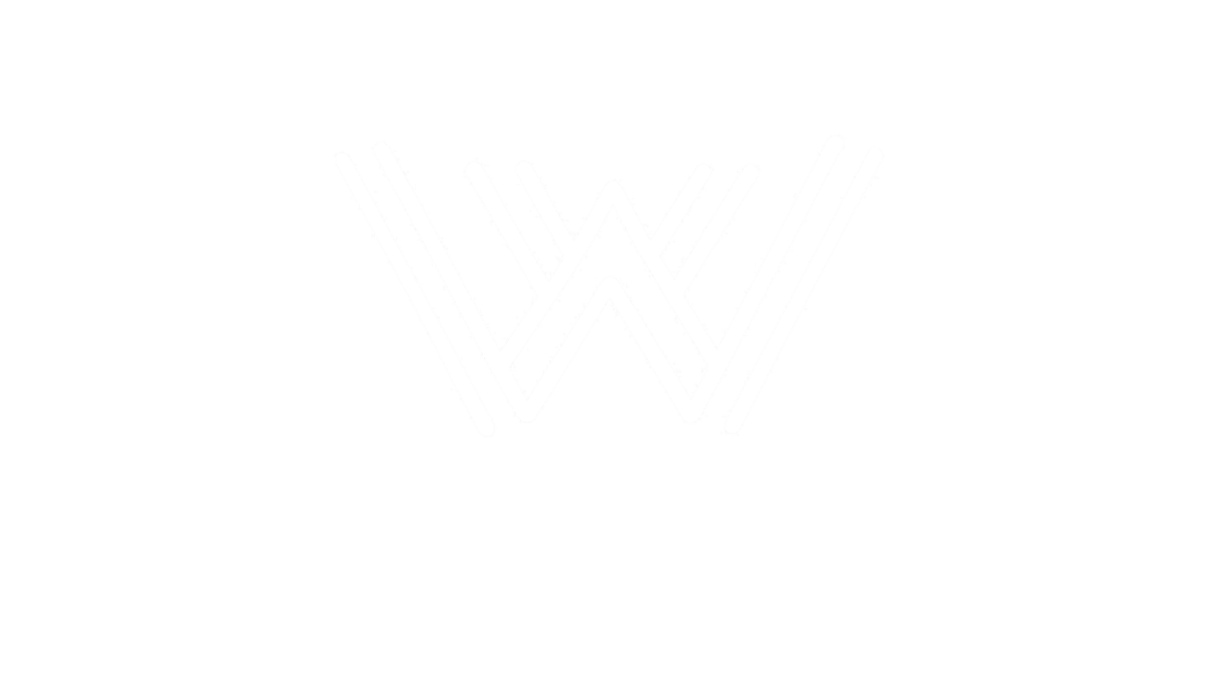 WWE logo in neon white lights on a black background