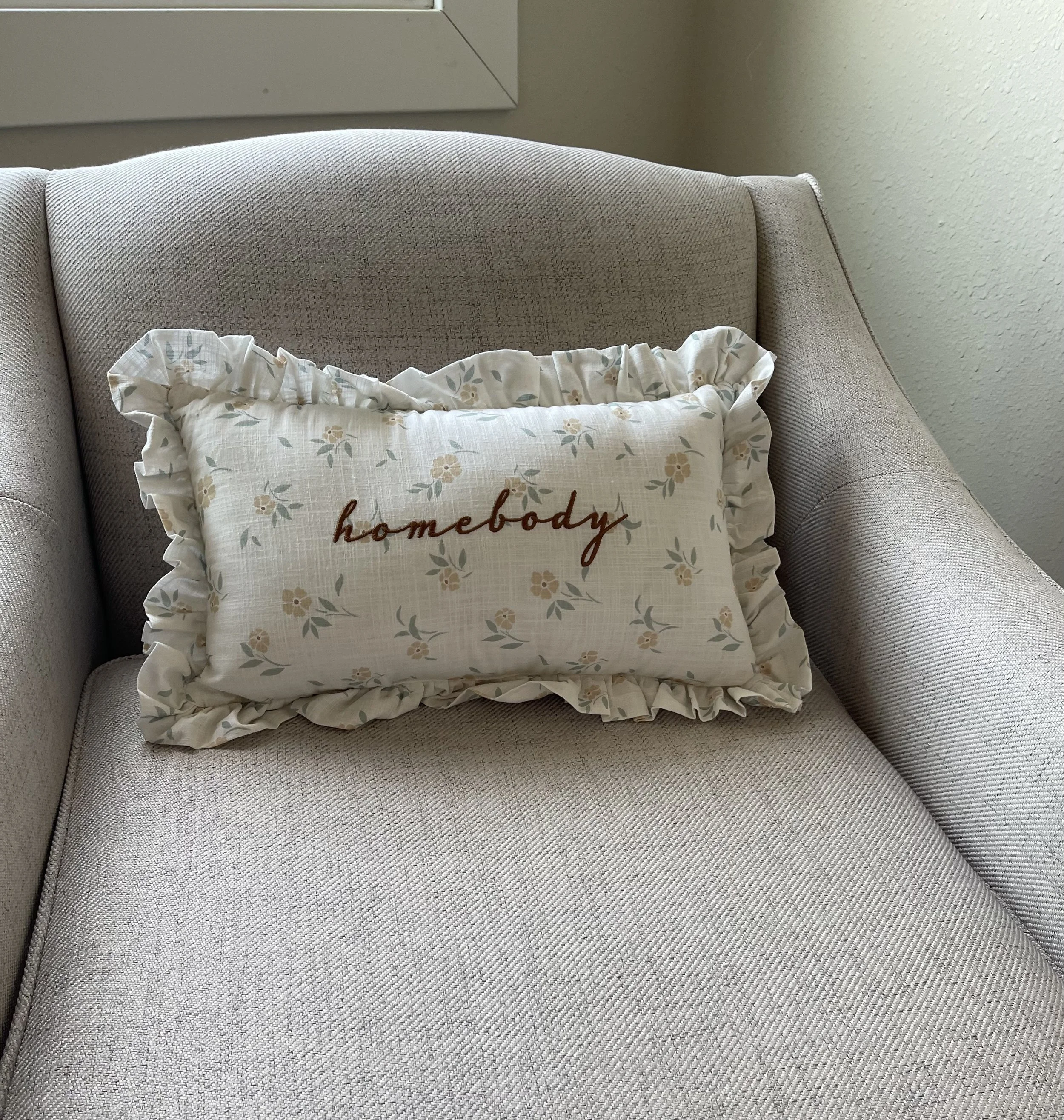 Homebody Lumbar Throw Pillow