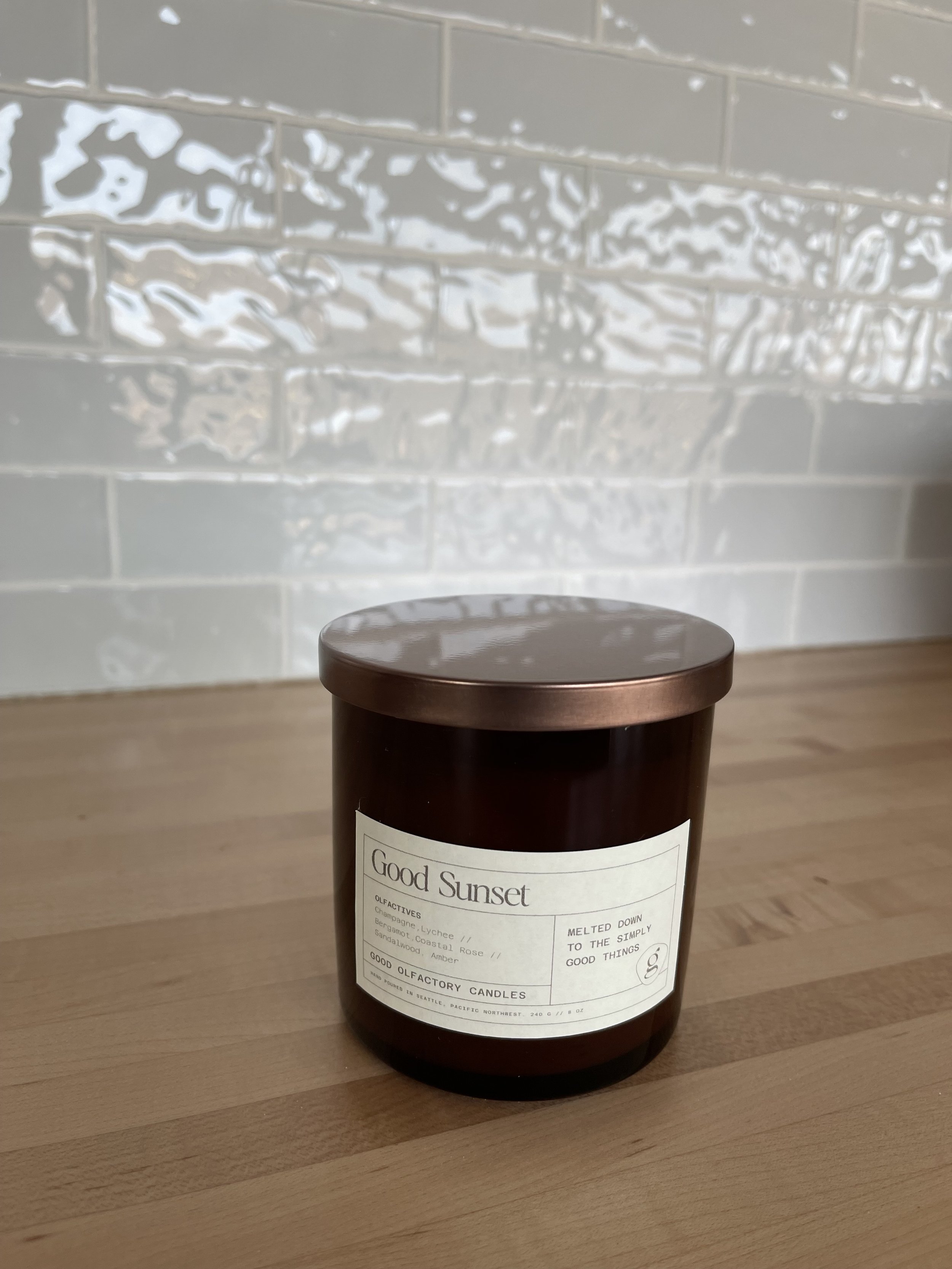 Good Sunset Candle