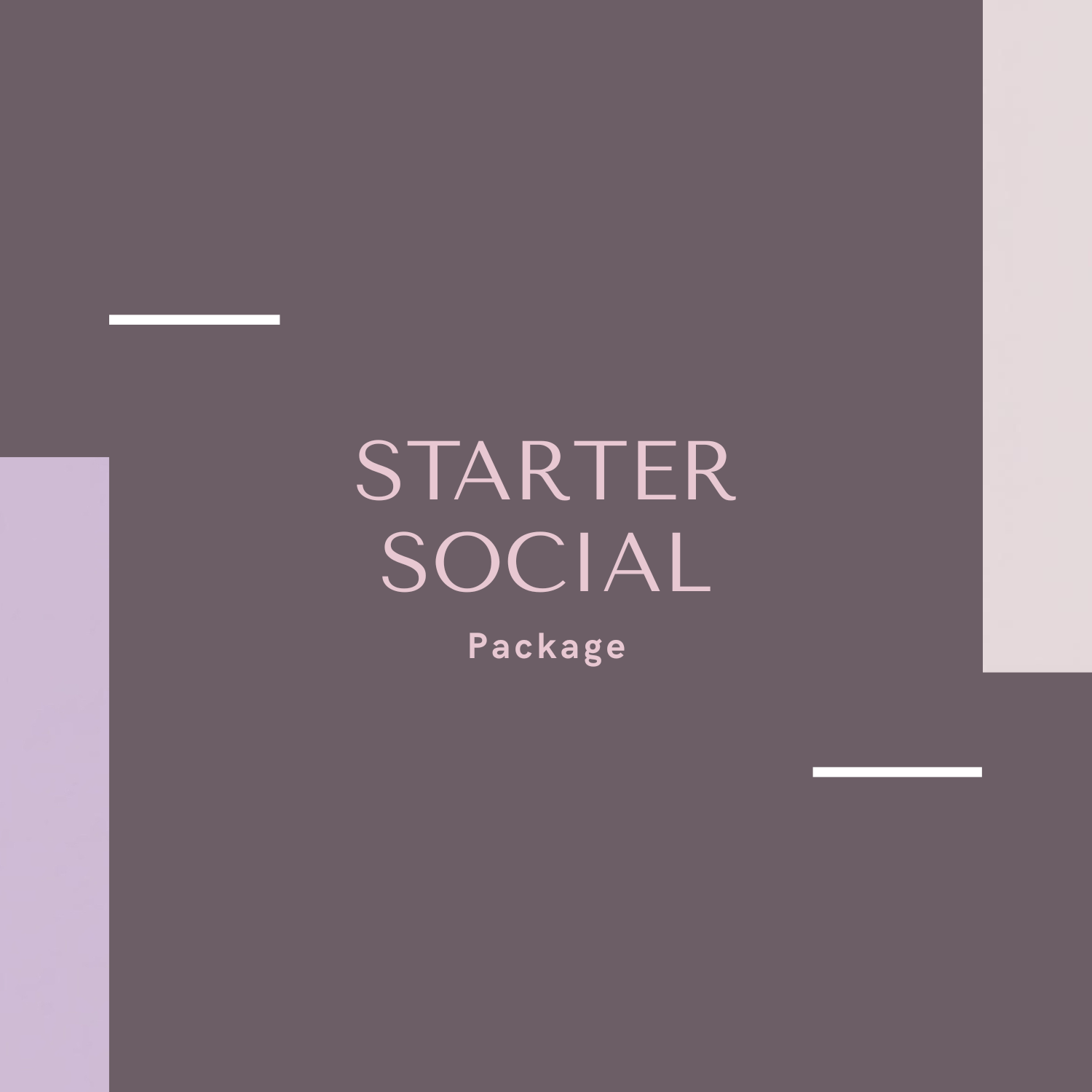 STARTER SOCIAL PACKAGE