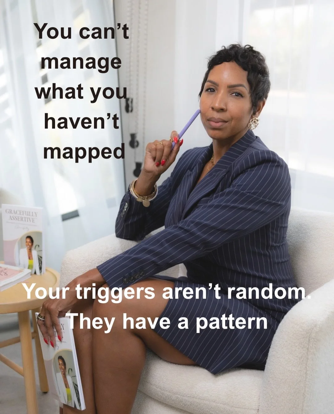 Your triggers aren&rsquo;t random. They run on a pattern you&rsquo;ve never mapped.
 
Same situation. Same reaction. Same regret. Every time.
 
But when you map it &mdash; name the trigger, trace the fear underneath it, and choose a replacement respo