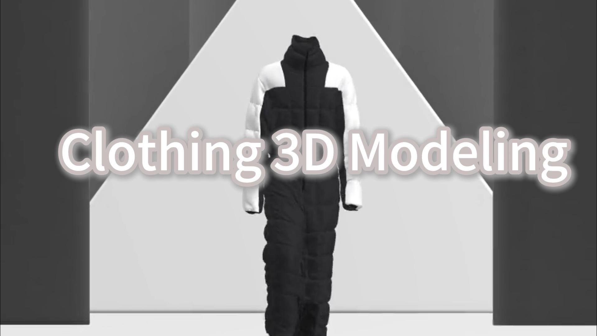 3D&nbsp;Modeling&nbsp;of&nbsp;a&nbsp;One-Piece&nbsp;Down&nbsp;Jacket