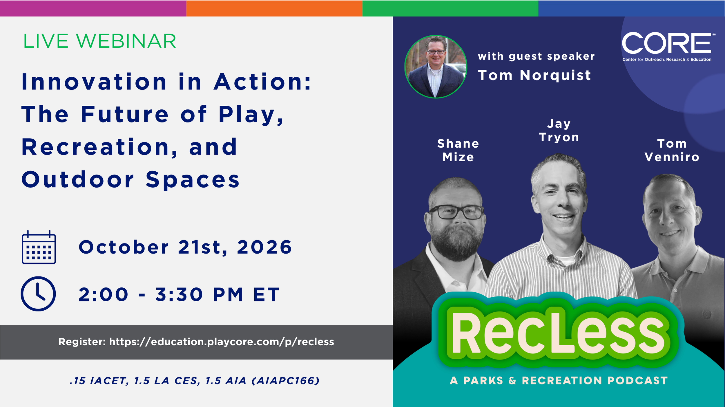 Innovation in Action: The Future of Play, Recreation, and Outdoor Spaces