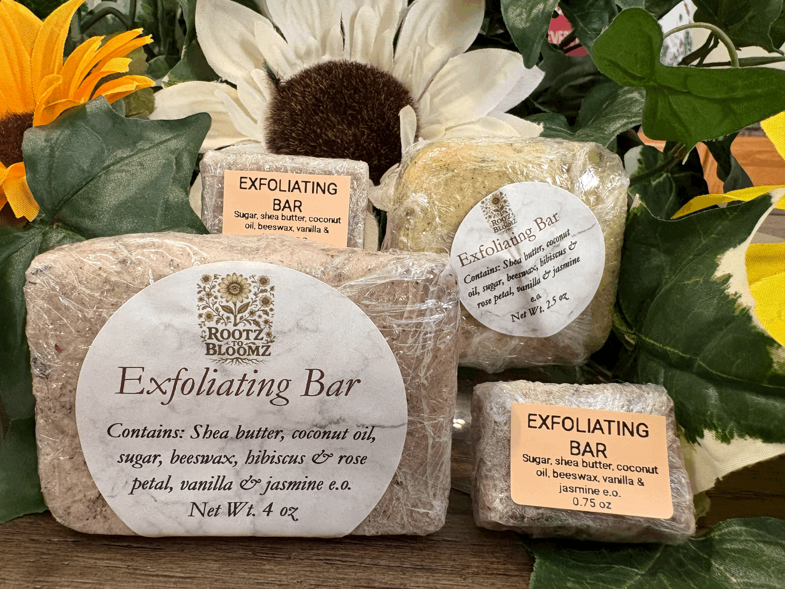 Hibiscus & Rose Exfoliating Bar