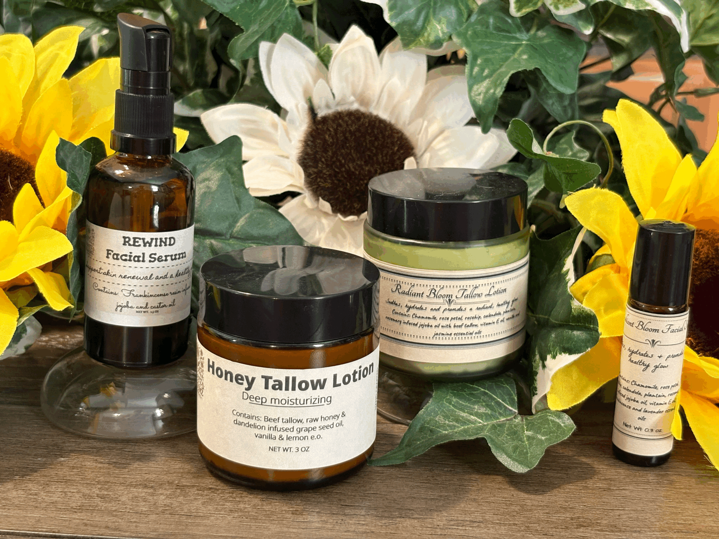 Radiant Bloom Tallow Lotion