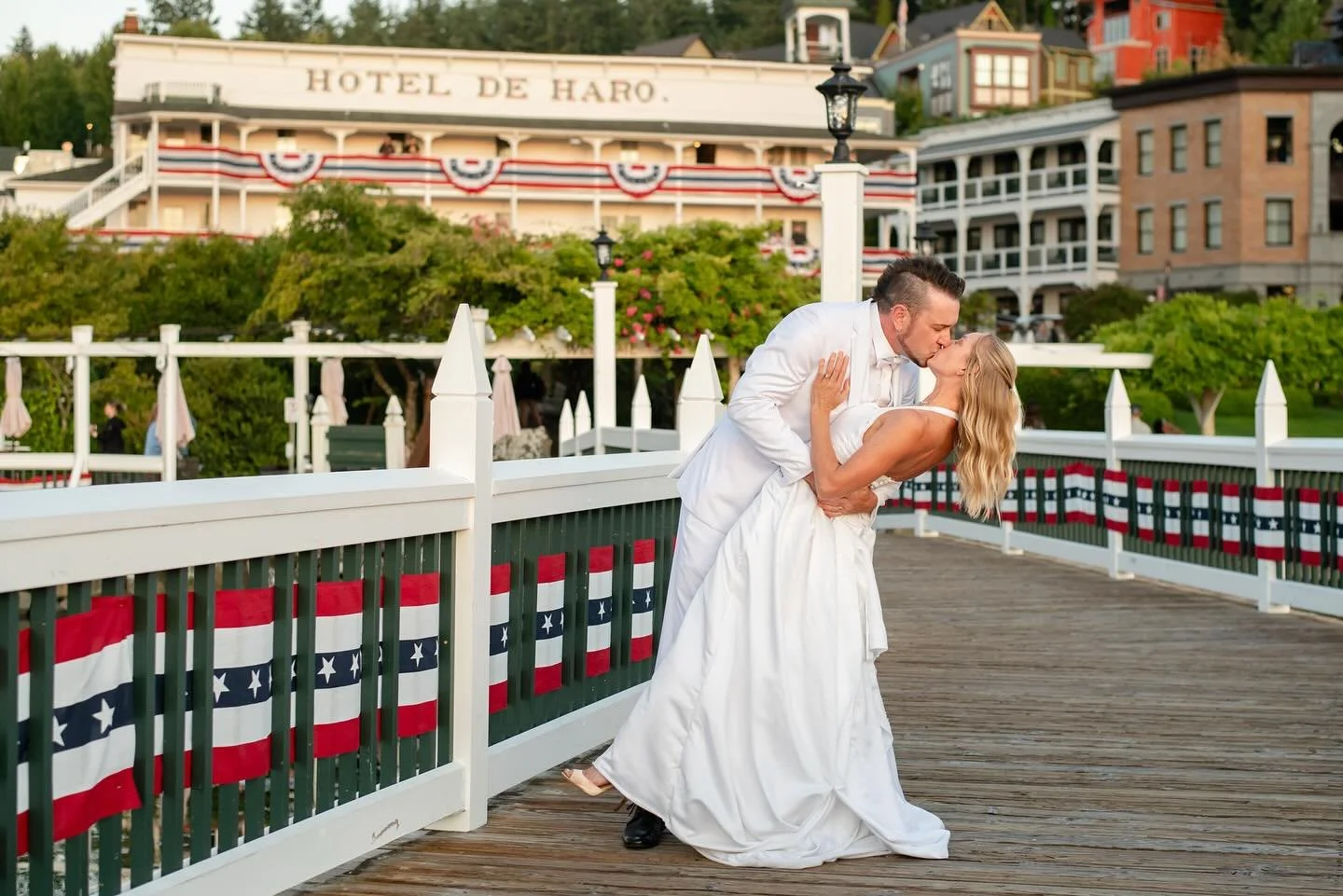 Recently I had the opportunity to travel to Roche Harbor, WA with some friends to recreate their wedding photos from 21 years ago! It was a ton of fun and I think we nailed it! (Also can you believe she still fits into her dress 21 years later?!)

#w