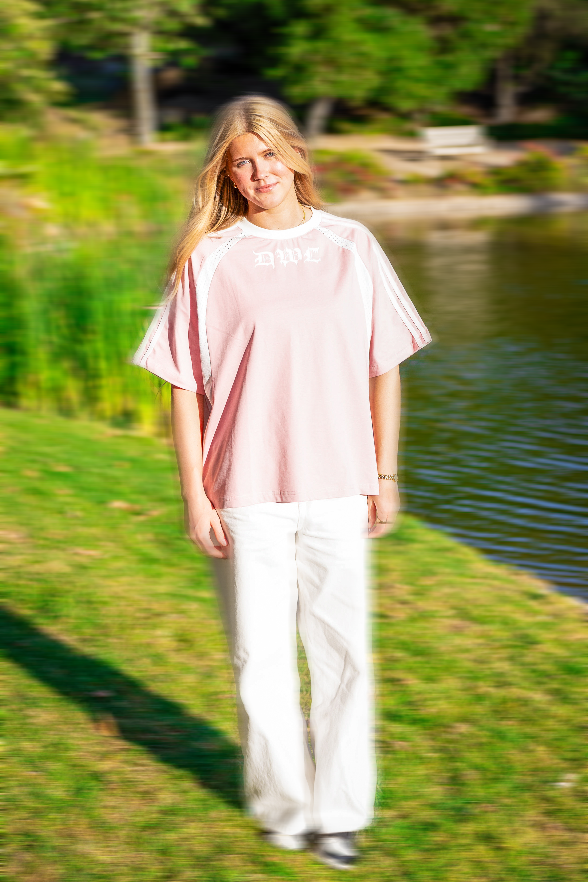 DWL Striped Mesh Jersey