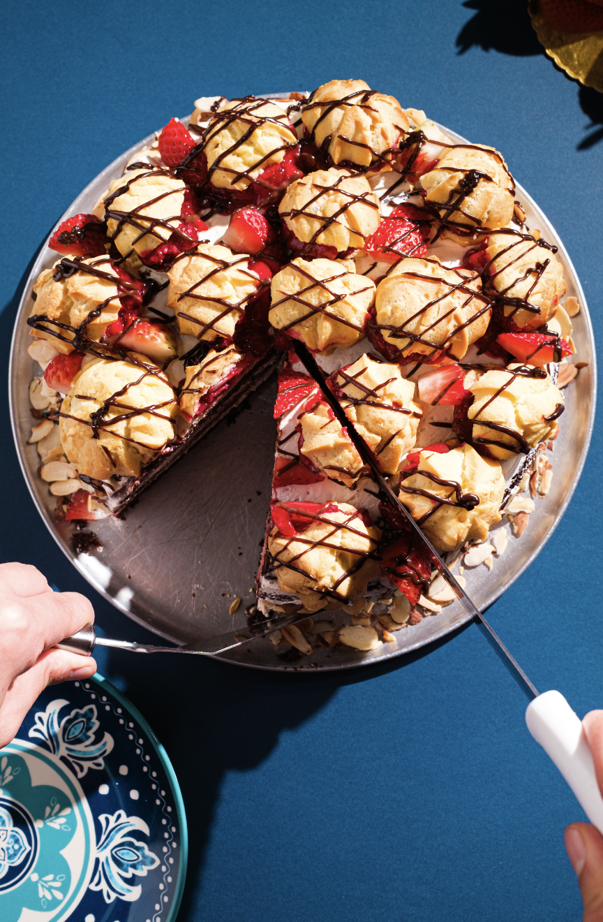 Torta de Profiteroles