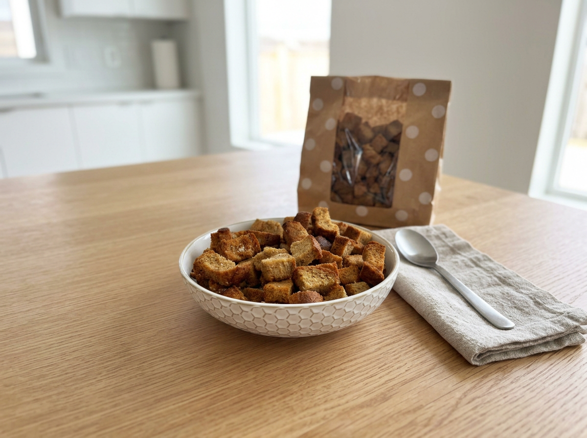 Sourdough Inspired AIR FRIED Croutons