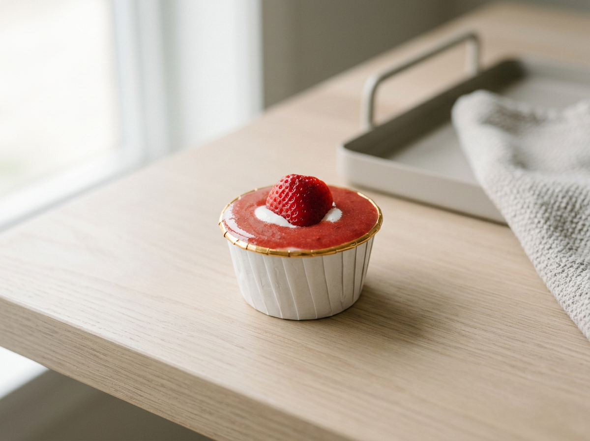 1/2 dozen Cheesecake Cups with Fruit Topping