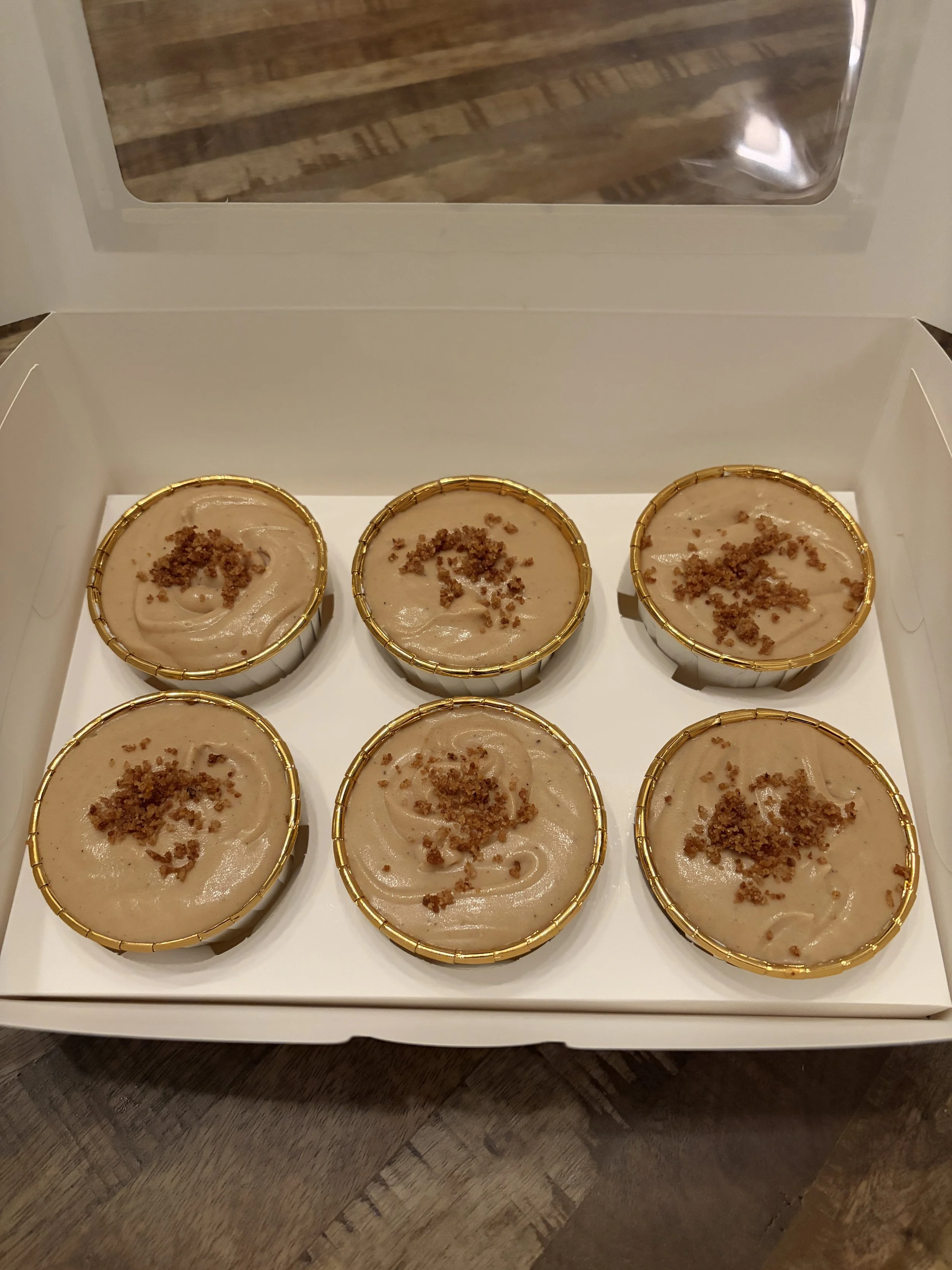 1/2 dozen Cheesecake Cups with Fruit Topping