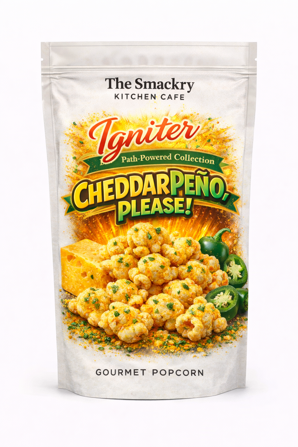 CheddarPeño Please! Gourmet Popcorn