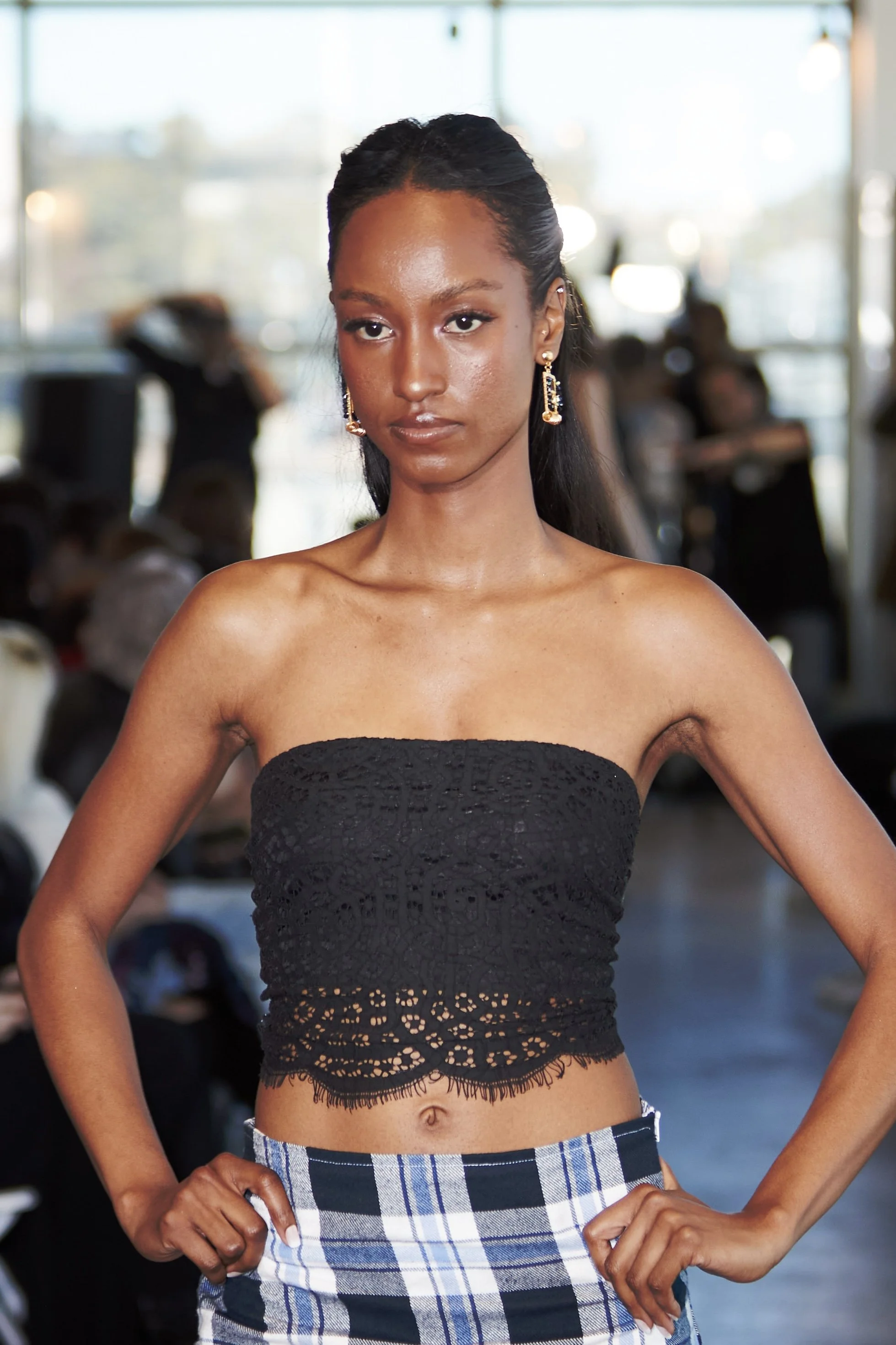 Lacy Corset Tube Top