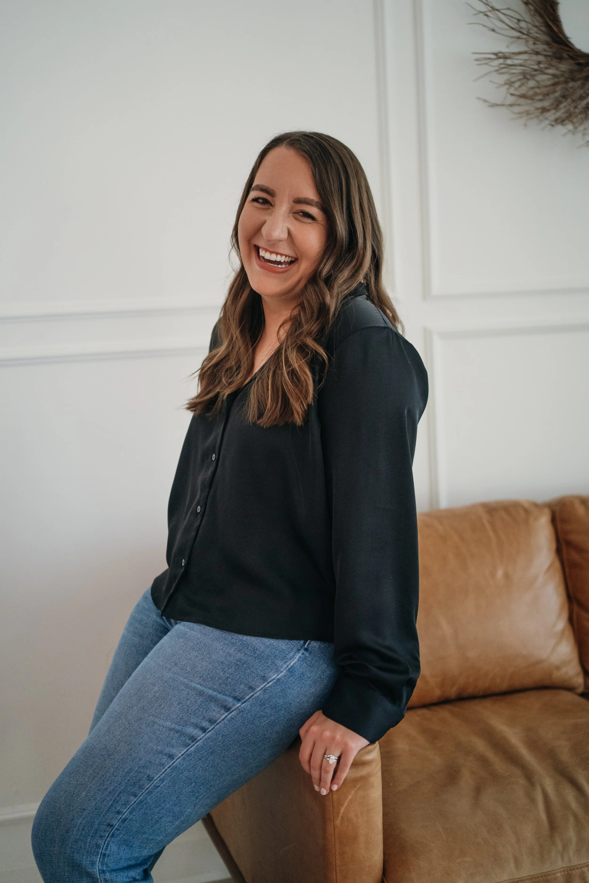 Margaret Cressionnie Heifner, therapist in Southlake, TX smiling against neutral background, offering therapy for anxiety, stress, and relationship issues.