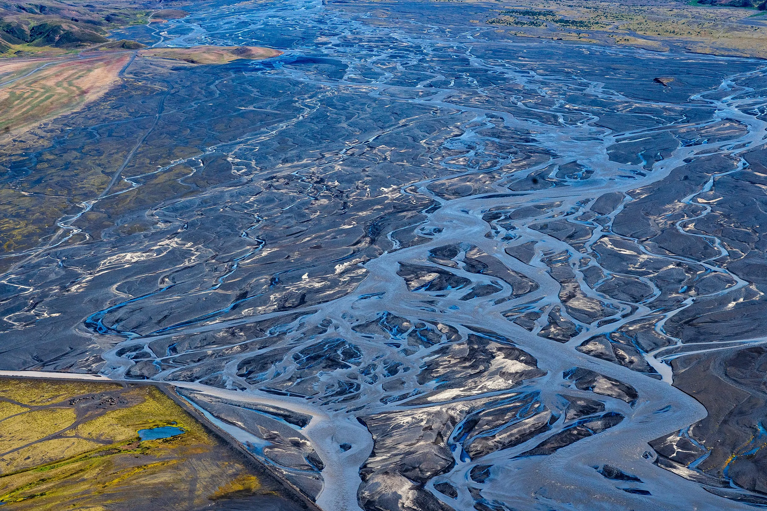 Glacial River, Central Highlands, Iceland