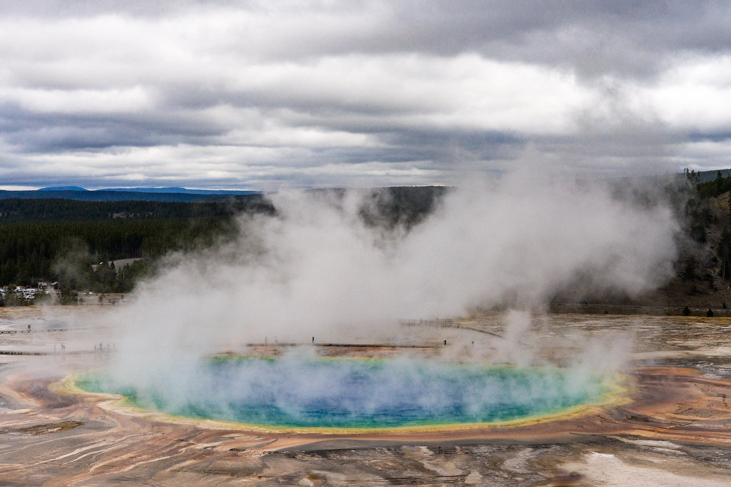Grand Prismatic Spring, Yellowstone, USA 2