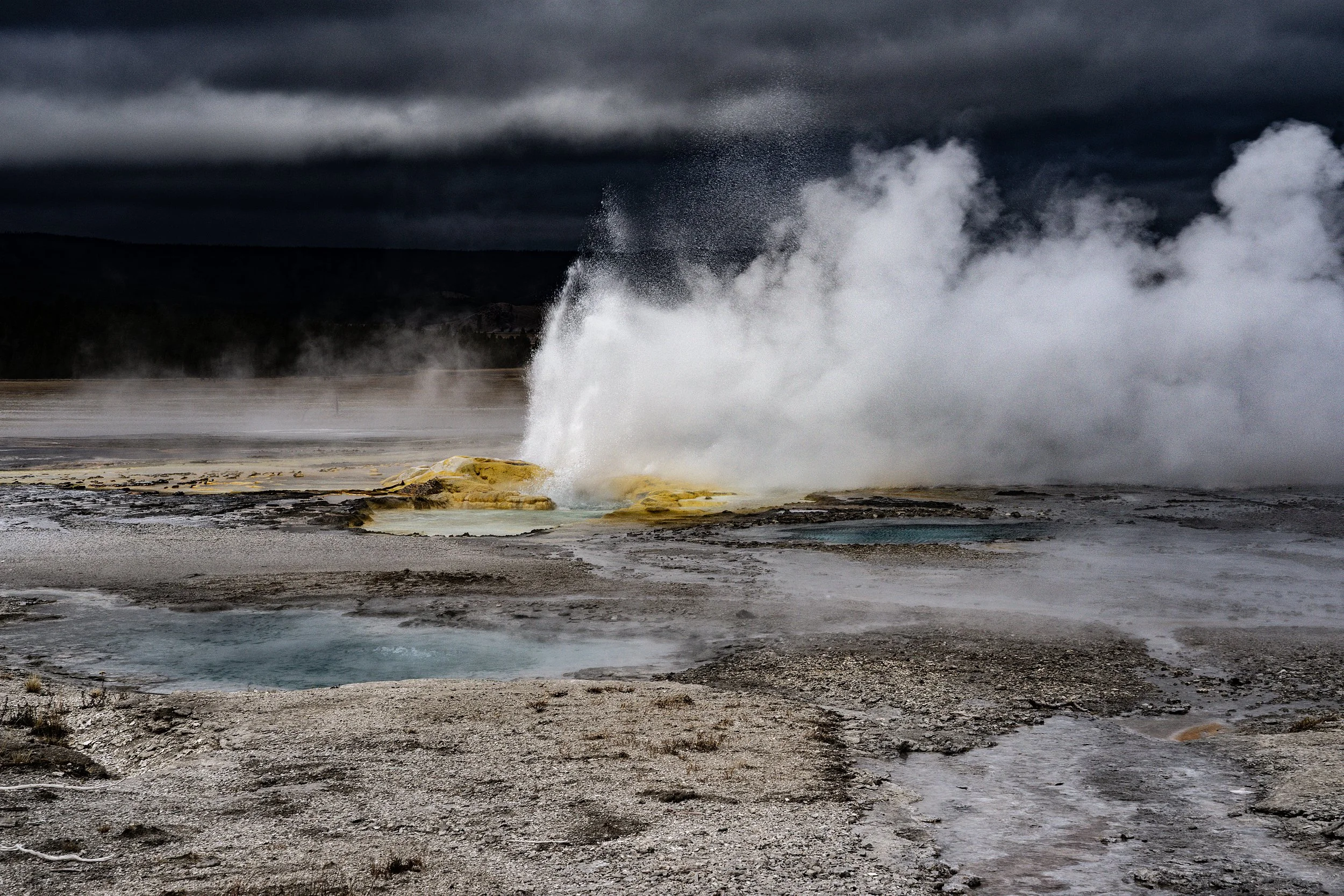 Clepsydra Geyser, Yellowstone, USA