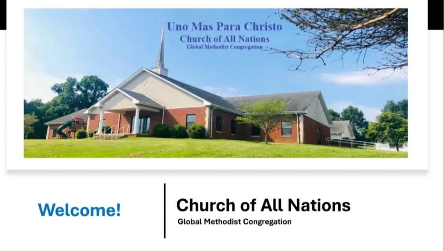 Welcome to Church of All Nations, a Global Methodist congregation in Nicholasville, Kentucky. We are a multi-ethnic church with four services in different languages: French, English, Korean, and Spanish! Hope to see you here! :)