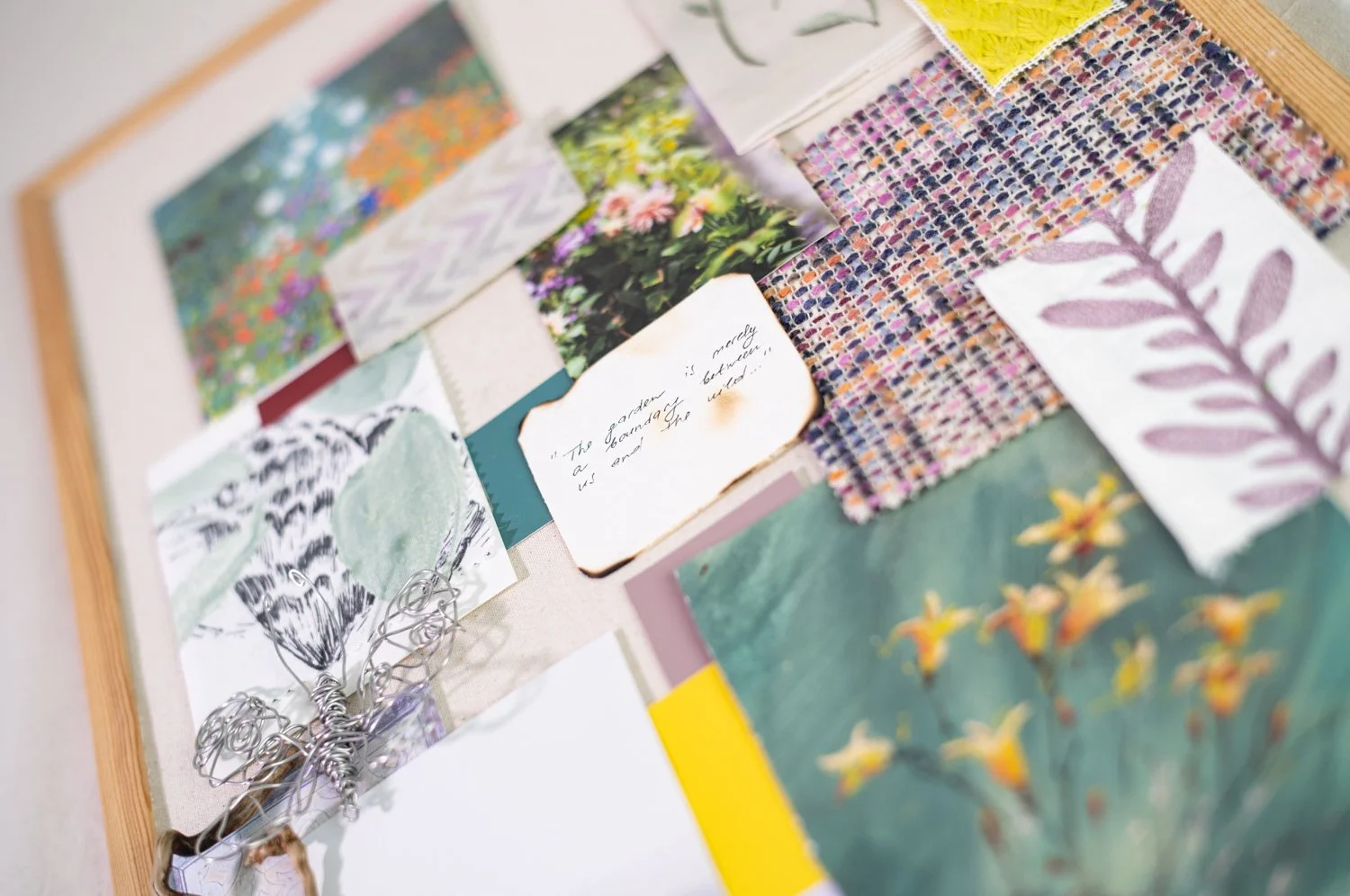 mood board close up summer inspiration