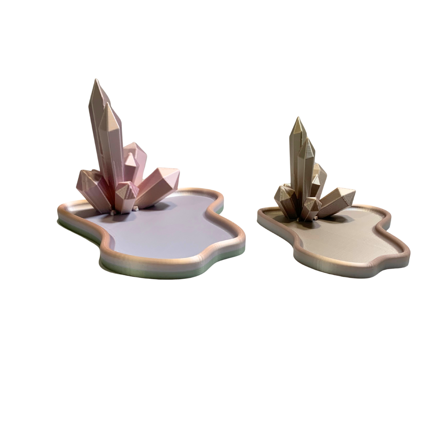 Crystal Glow Trinket Trays
