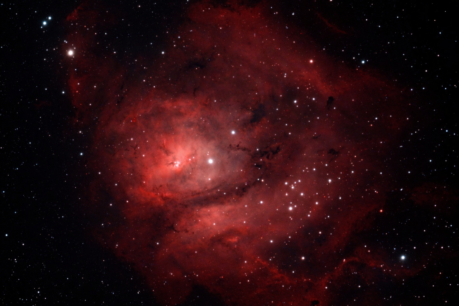 Lagoon Nebula (Messier 8 / NGC 6523) HOO -  Digital Download