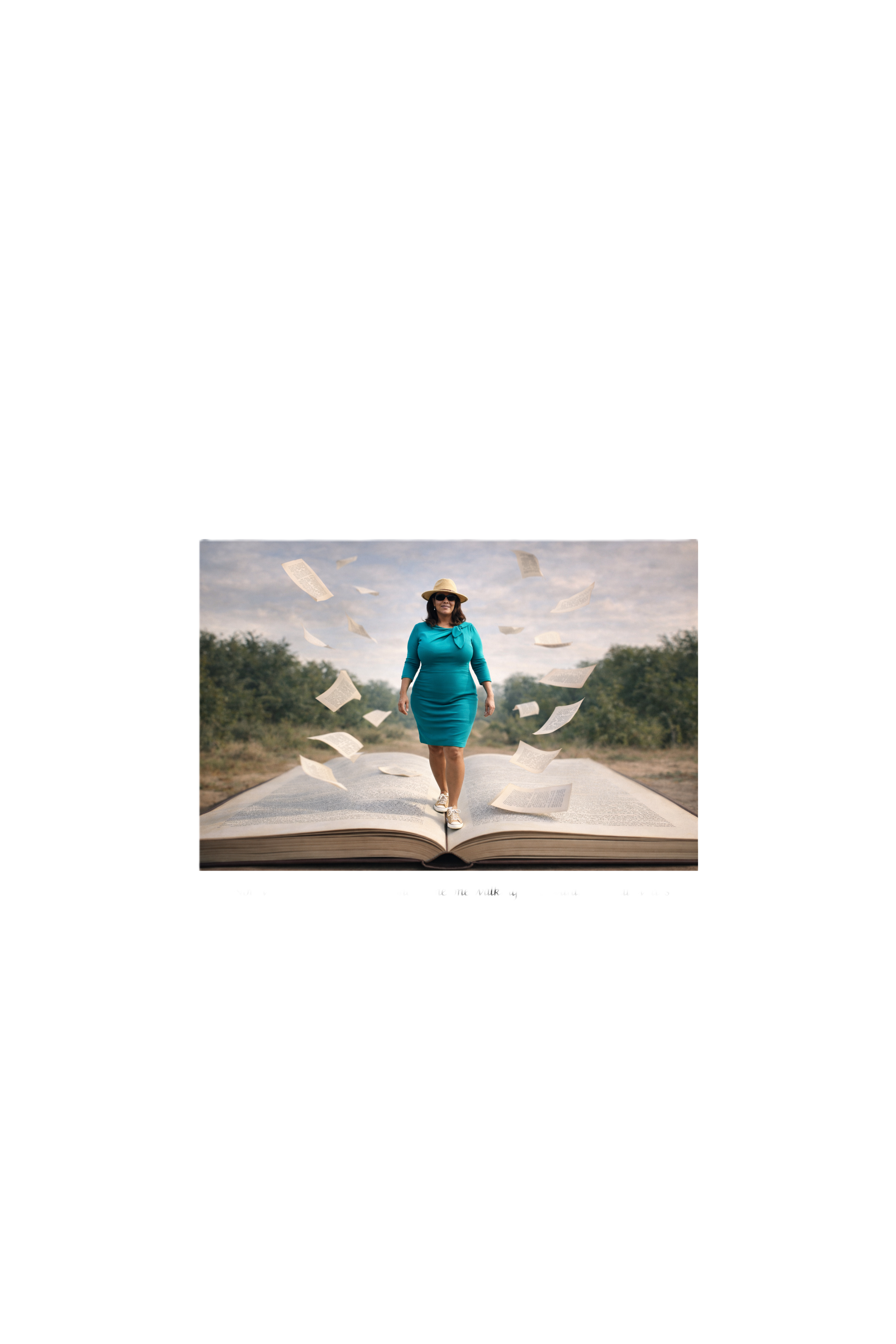 Walking the Story Forward Collectible Postcard