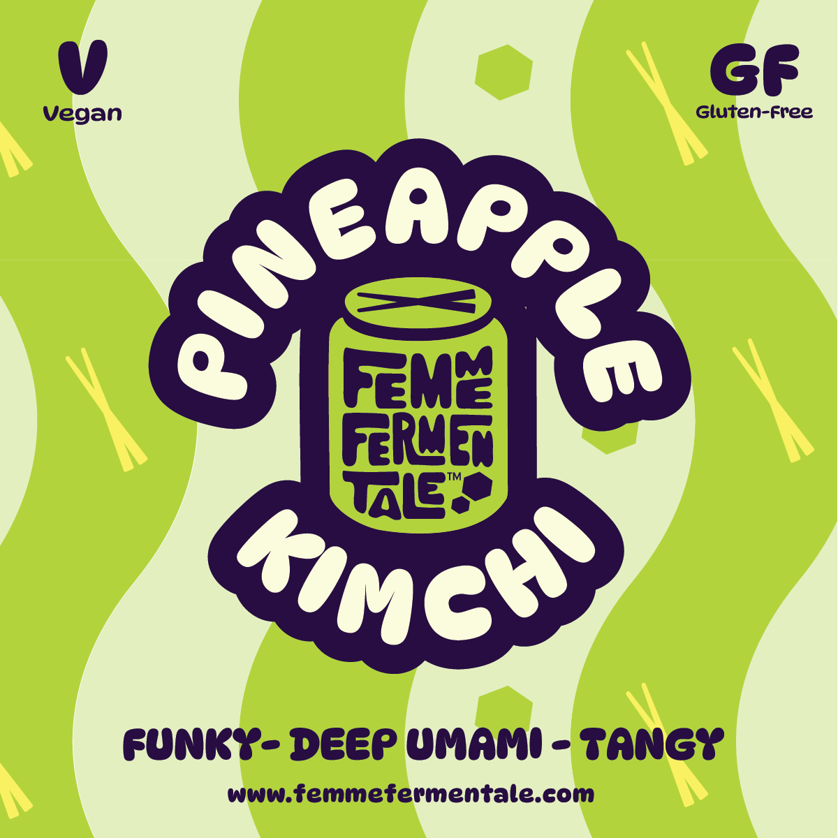 Vegan Pineapple Kimchi