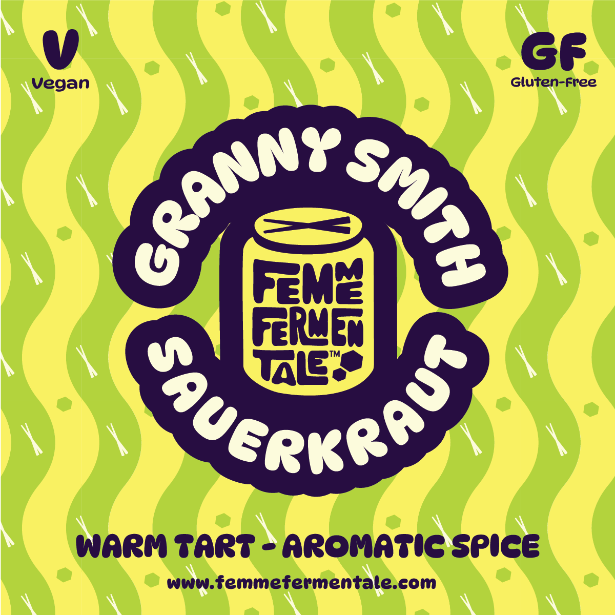 Granny Smith Apple Sauerkraut