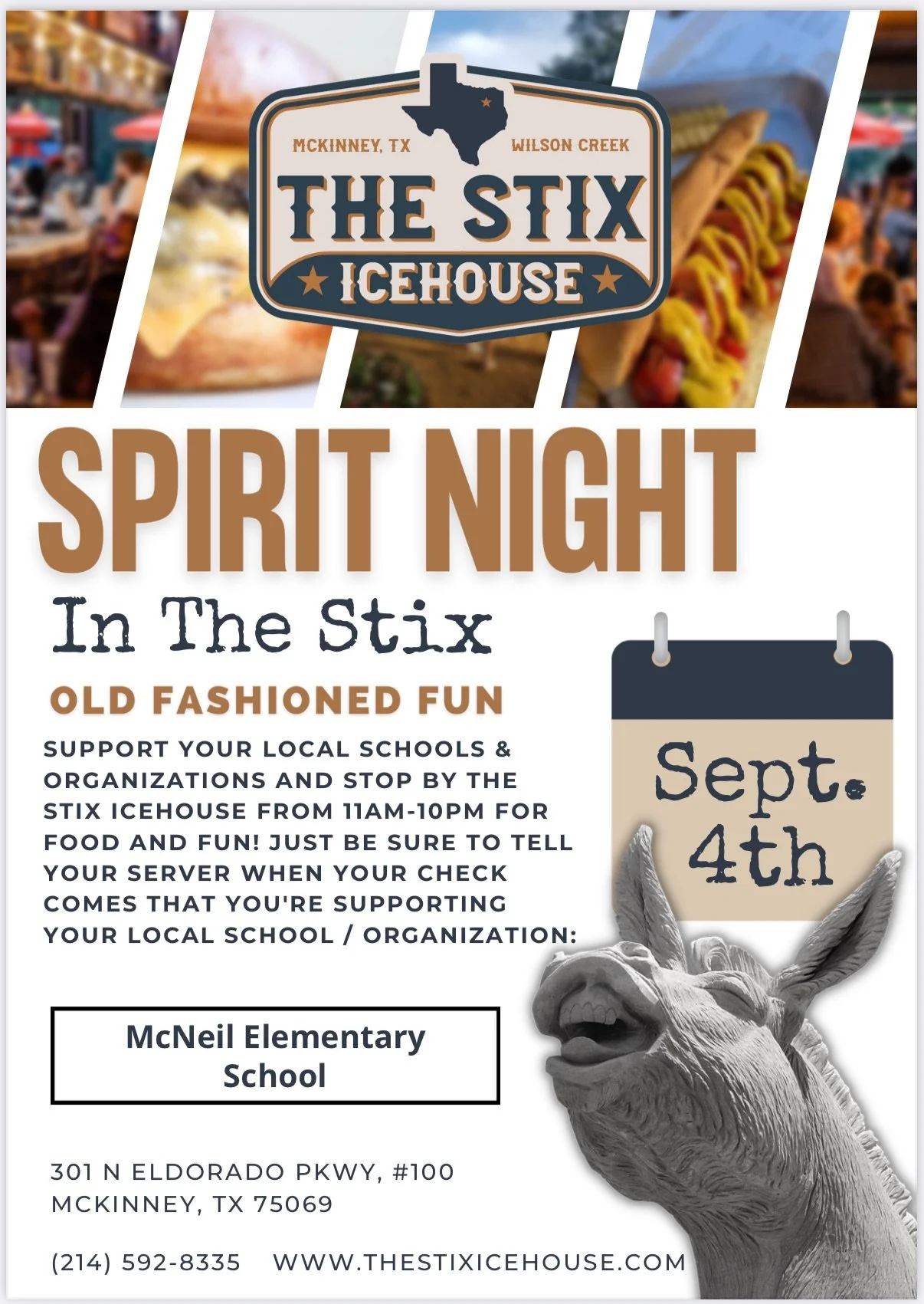 Spirit Night @ The Stix Icehouse