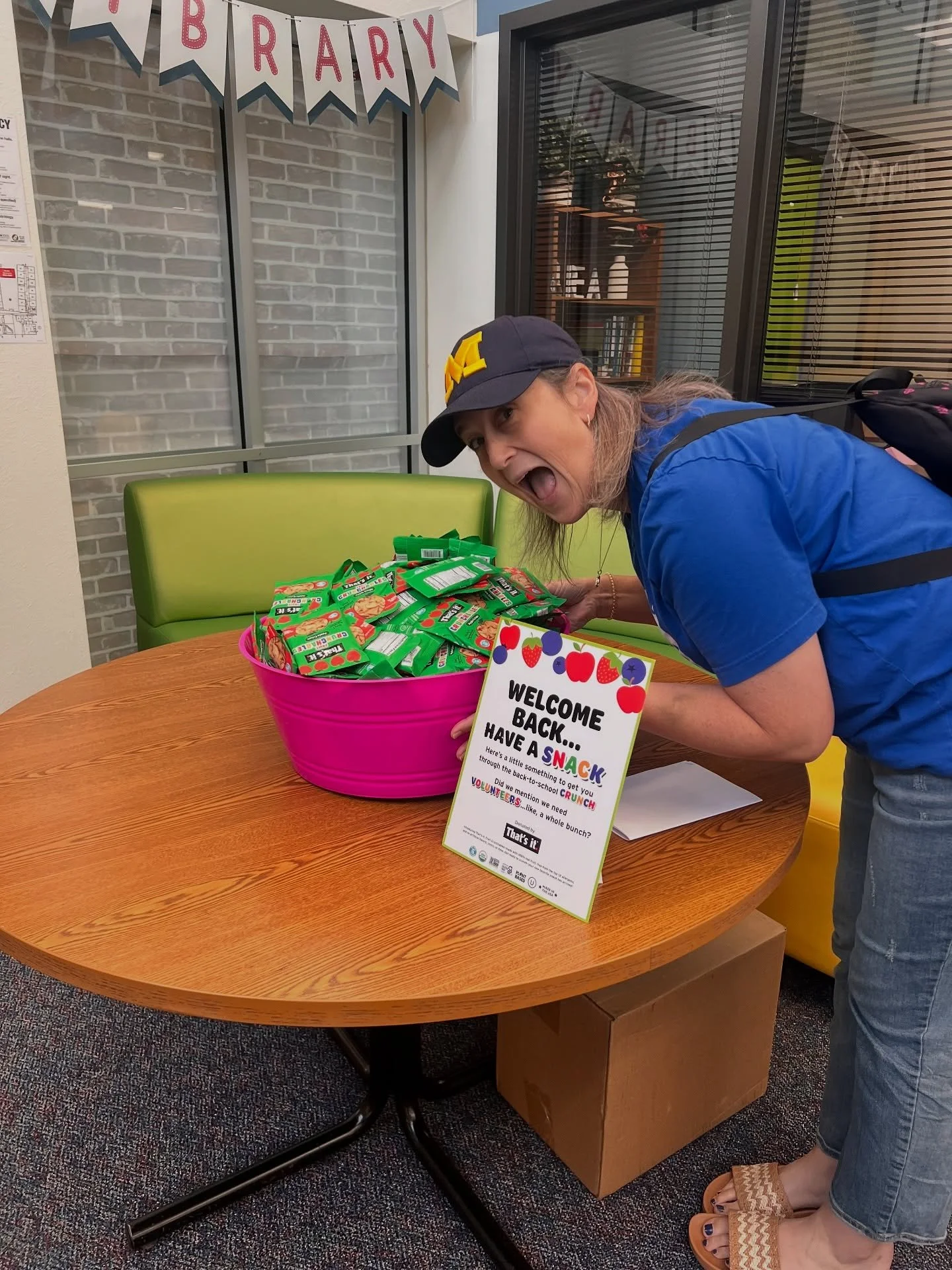 Special Shoutout! π
A big thank you to That’s It and PTO Today for donating snacks for our volunteer training! We truly appreciate your support!π