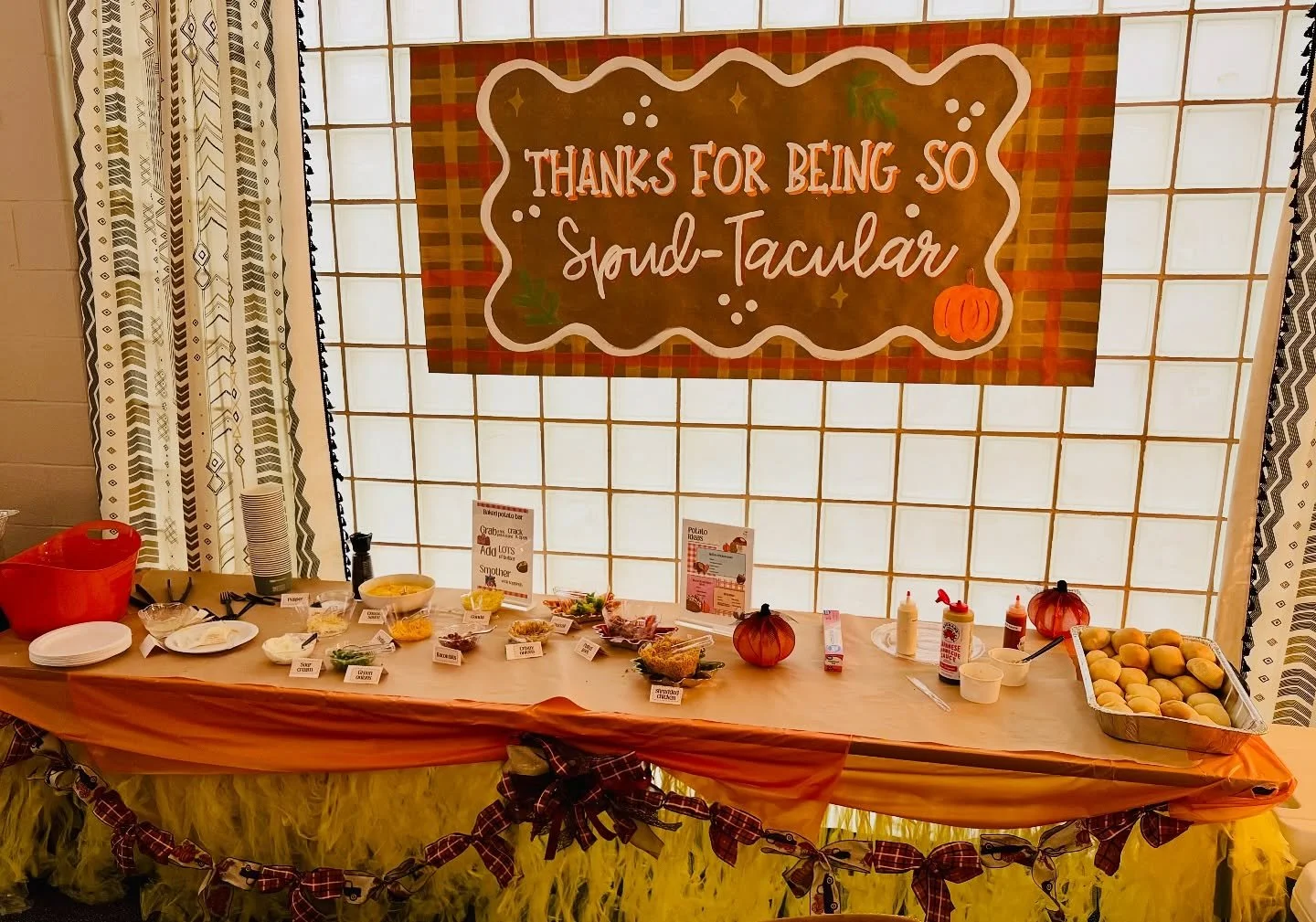 We treated our amazing McNeil teachers and staff to a yummy Baked Potato Bar for today&rsquo;s teacher appreciation lunch! 🥔💛 Thank you for all that you do &mdash; we appreciate you!
