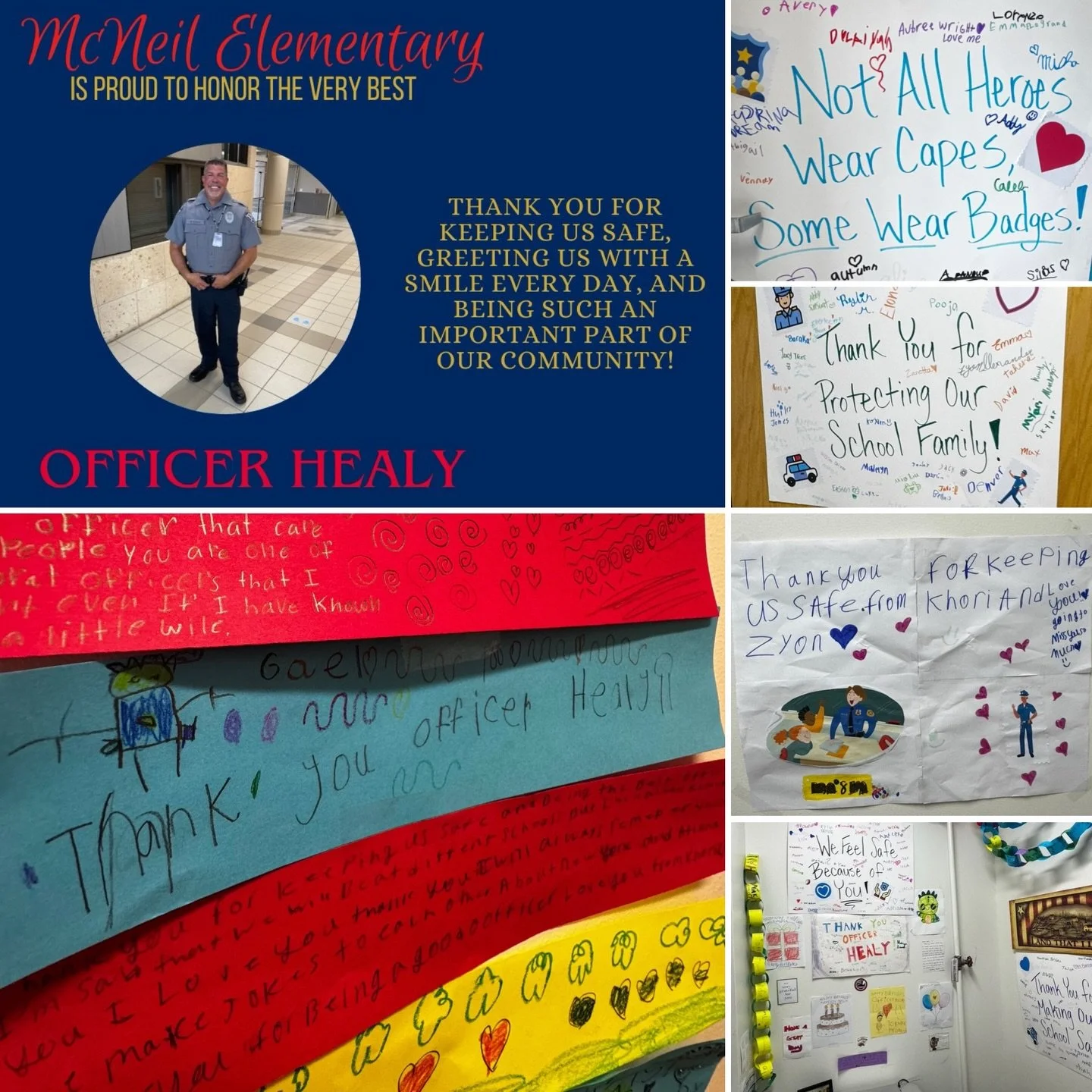 👮🏼&zwj;♂️🚓SRO APPRECIATION DAY🚓👮🏼&zwj;♂️

Today we celebrate Officer Healy 💙

There is only one Officer Healy &mdash; and it&rsquo;s clear every single day who he&rsquo;s here for&hellip; our kids.

He&rsquo;s always smiling, greeting everyone
